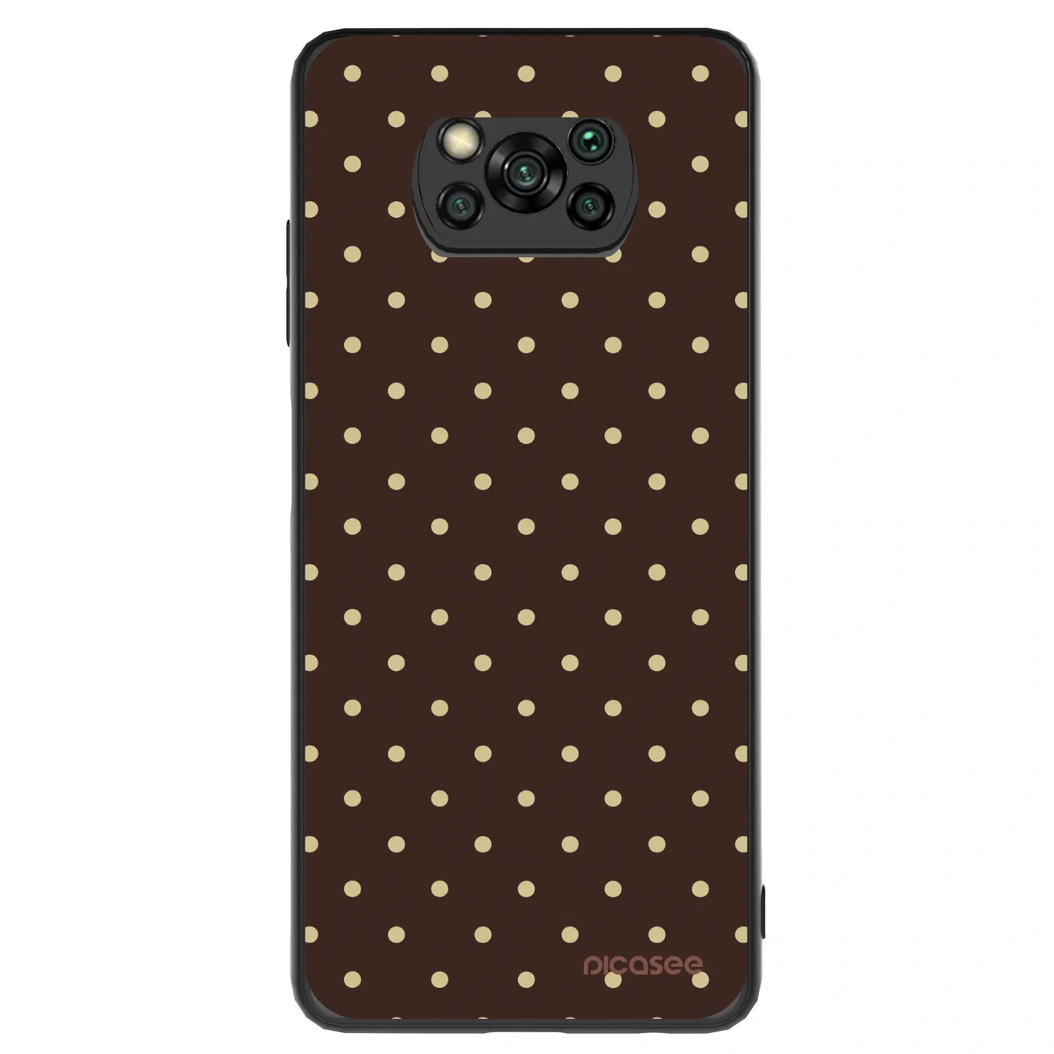 Picasee ULTIMATE CASE für Xiaomi Poco X3 - Vanilla Dots & Chocolate
