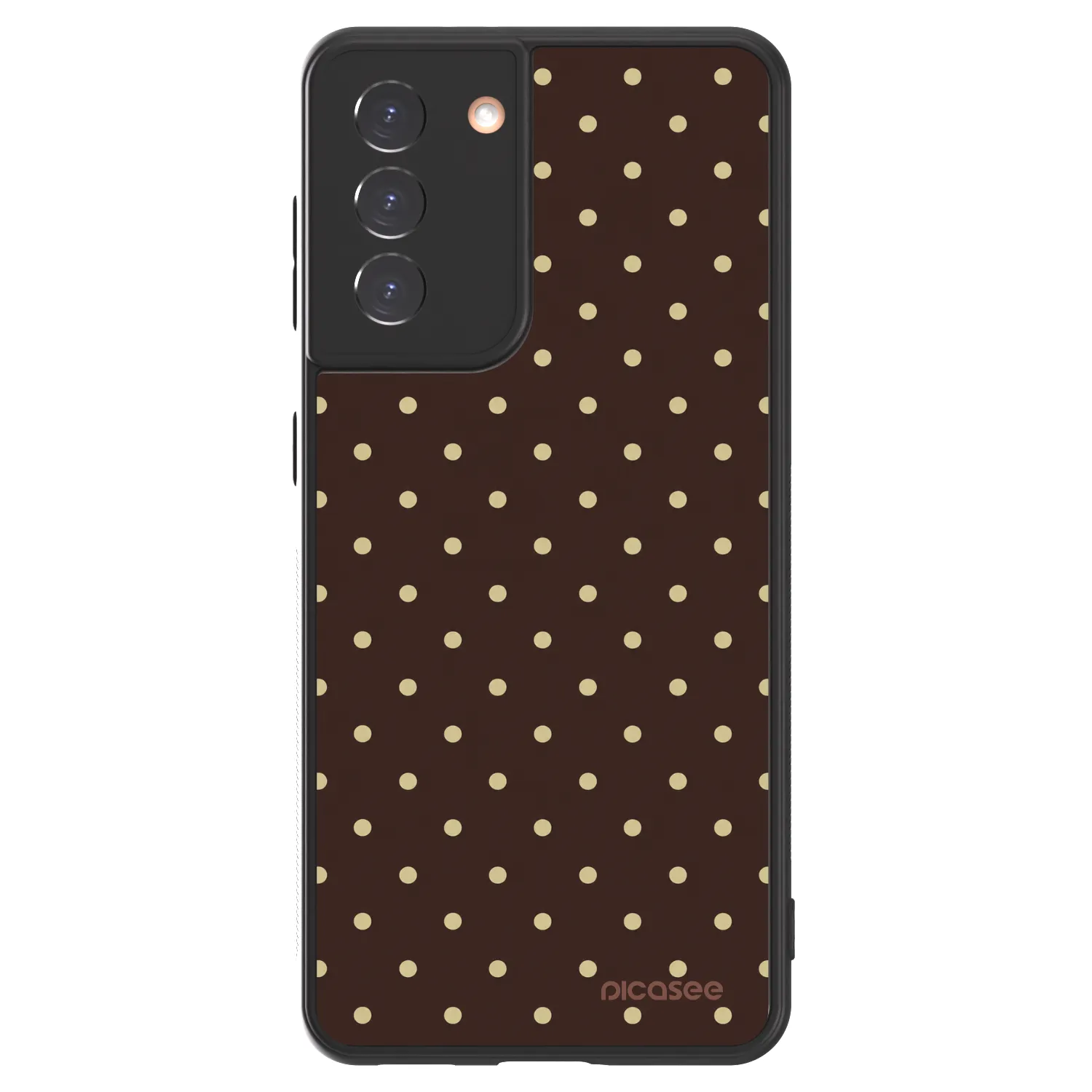 Picasee ULTIMATE CASE für Samsung Galaxy S21 5G G991B - Vanilla Dots & Chocolate