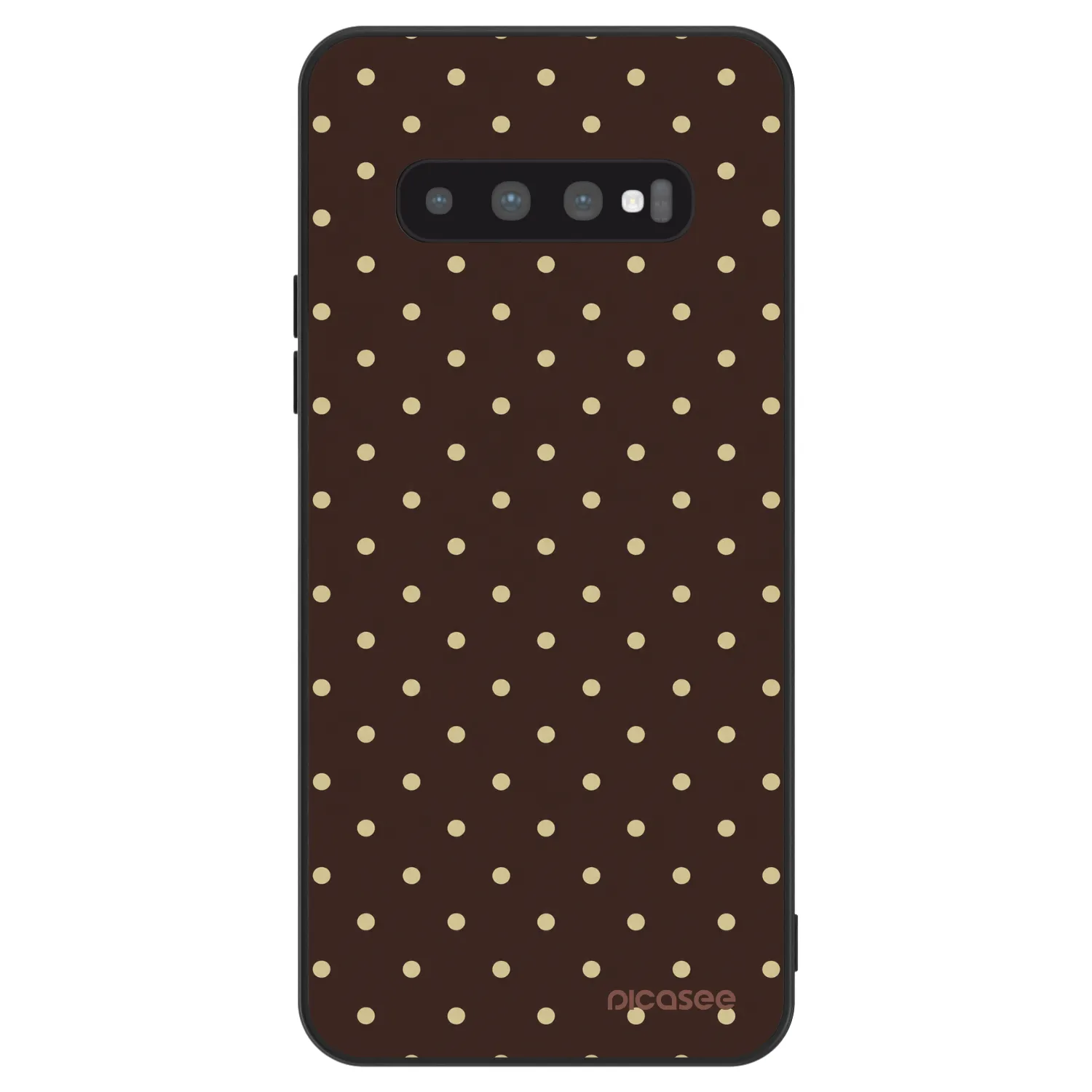 Picasee ULTIMATE CASE für Samsung Galaxy S10 G973 - Vanilla Dots & Chocolate