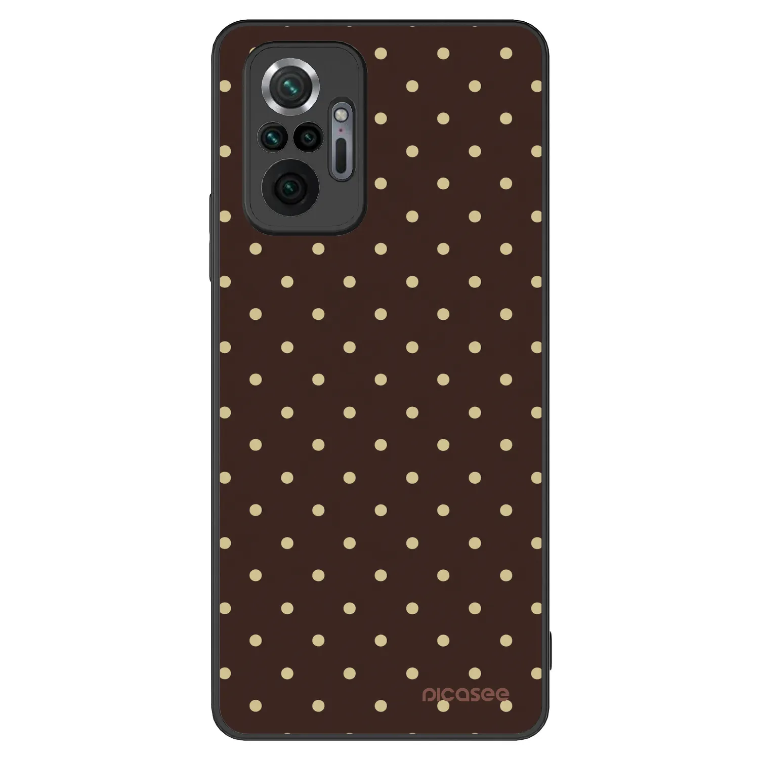 Picasee ULTIMATE CASE für Xiaomi Redmi Note 10 Pro - Vanilla Dots & Chocolate
