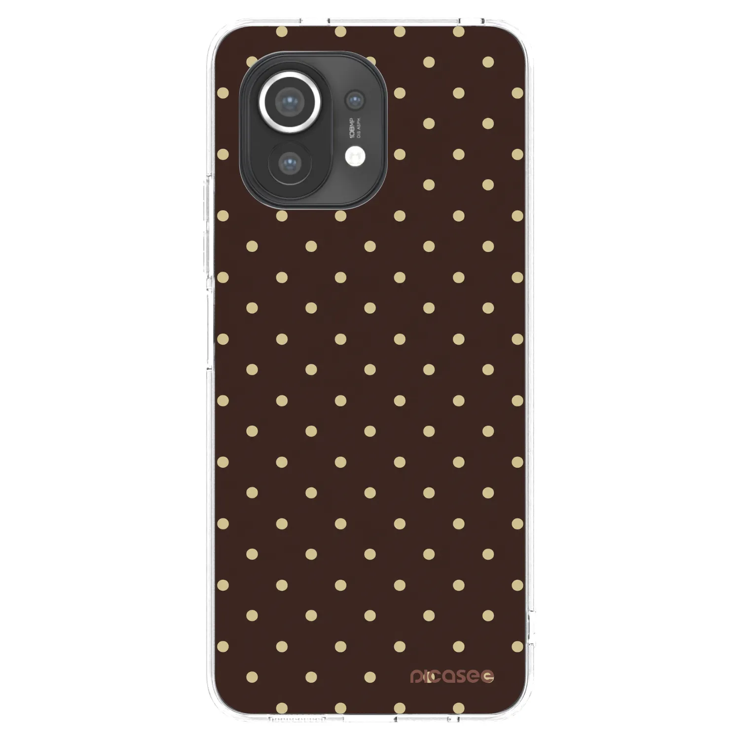 Picasee Xiaomi Mi 11 Hülle - Transparentes Silikon - Vanilla Dots & Chocolate