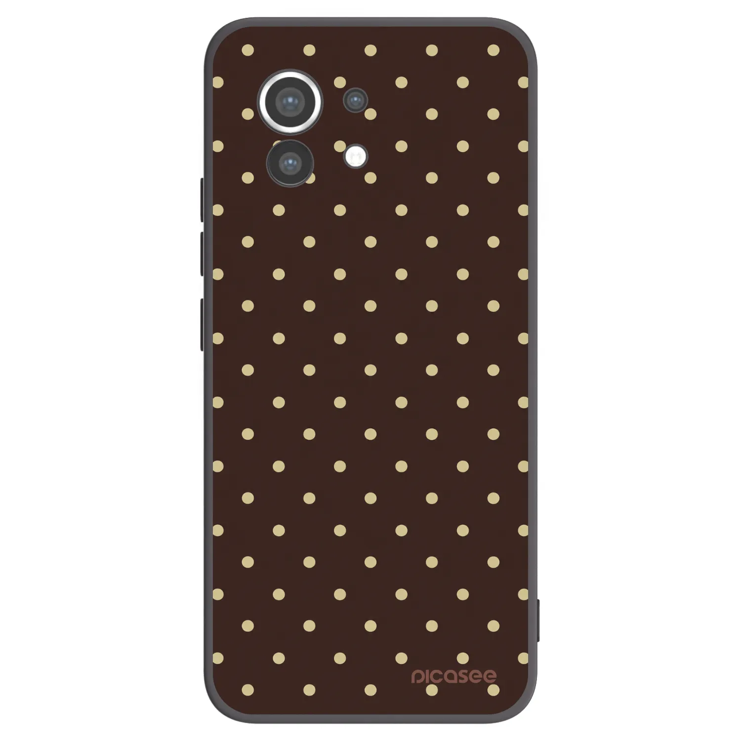 Picasee Xiaomi Mi 11 Hülle - Schwarzes Silikon - Vanilla Dots & Chocolate