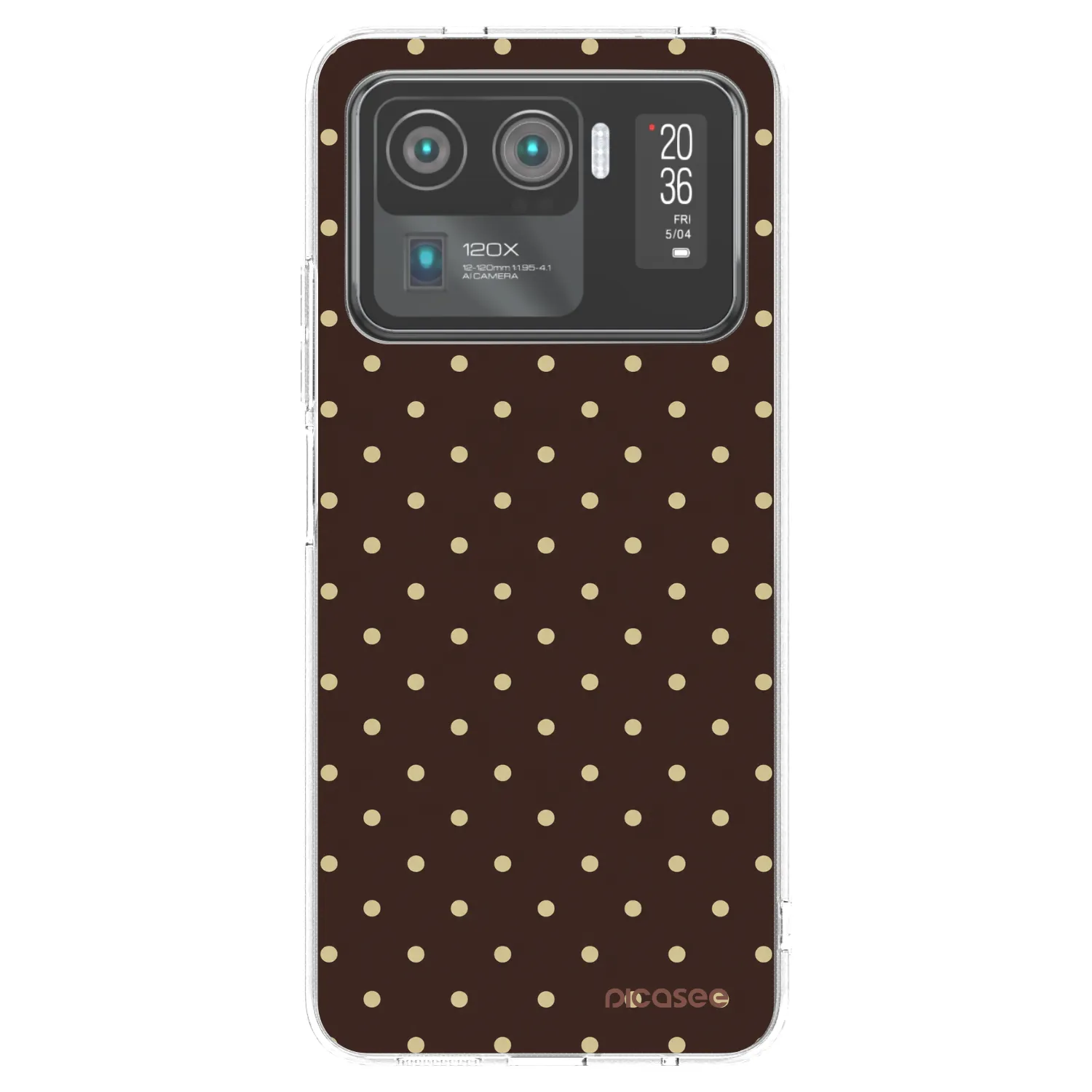 Picasee Xiaomi Mi 11 Ultra Hülle - Transparentes Silikon - Vanilla Dots & Chocolate