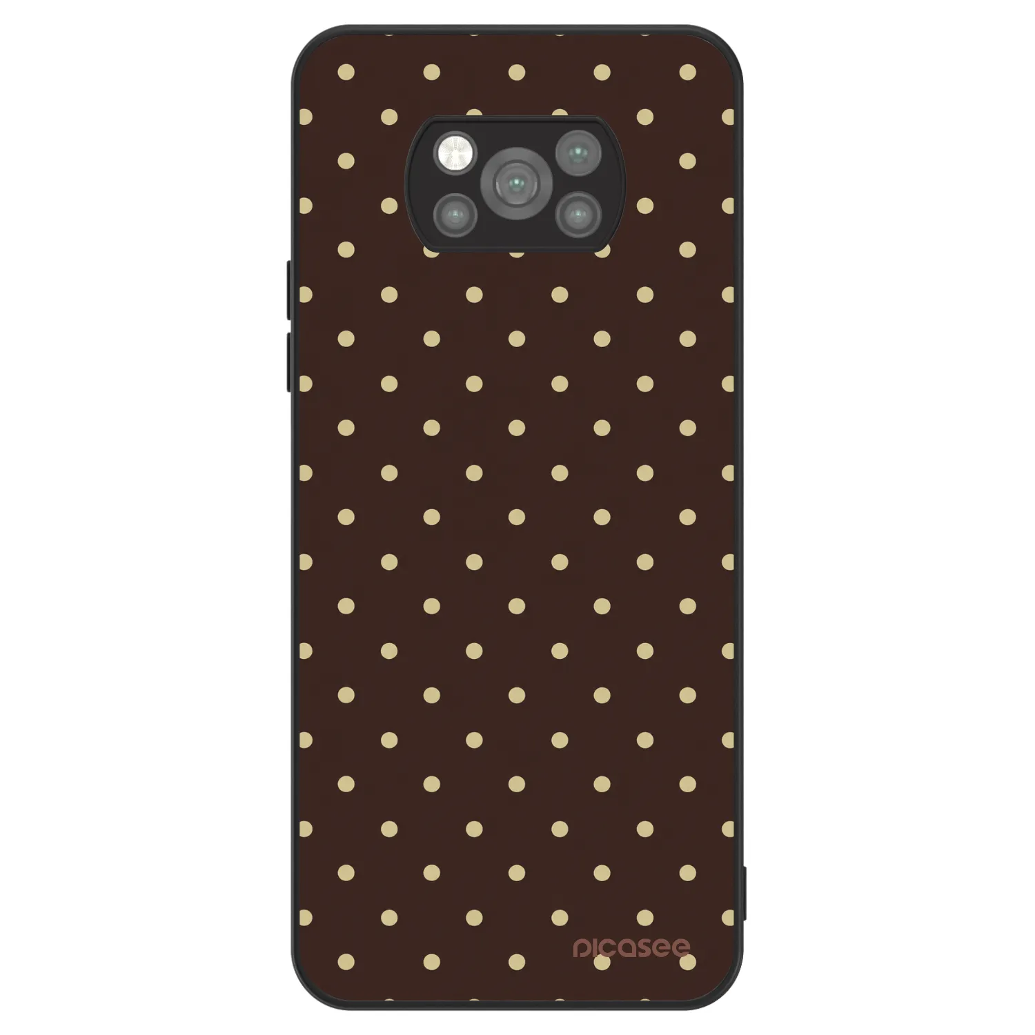Picasee ULTIMATE CASE für Xiaomi Poco X3 Pro - Vanilla Dots & Chocolate