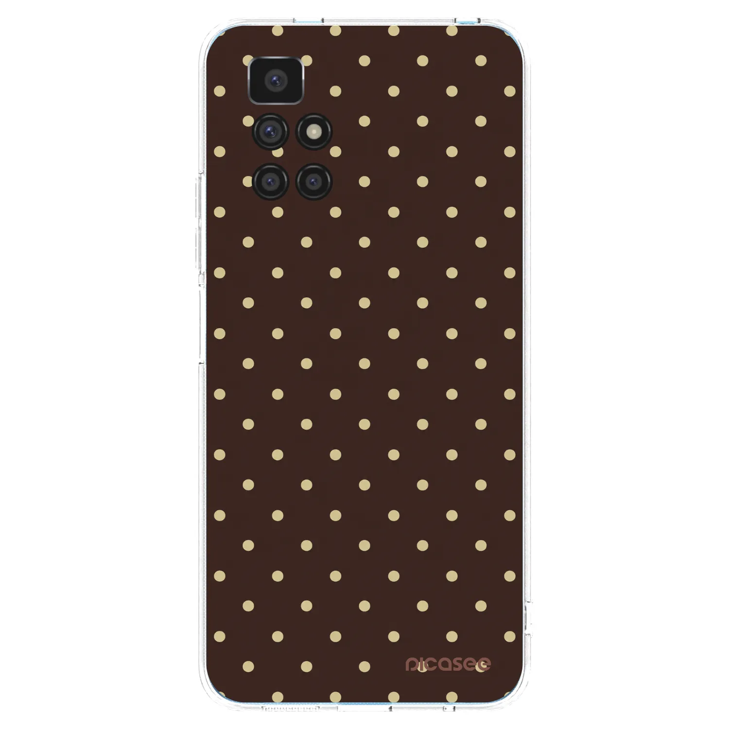 Picasee Xiaomi Redmi 10 Hülle - Transparentes Silikon - Vanilla Dots & Chocolate