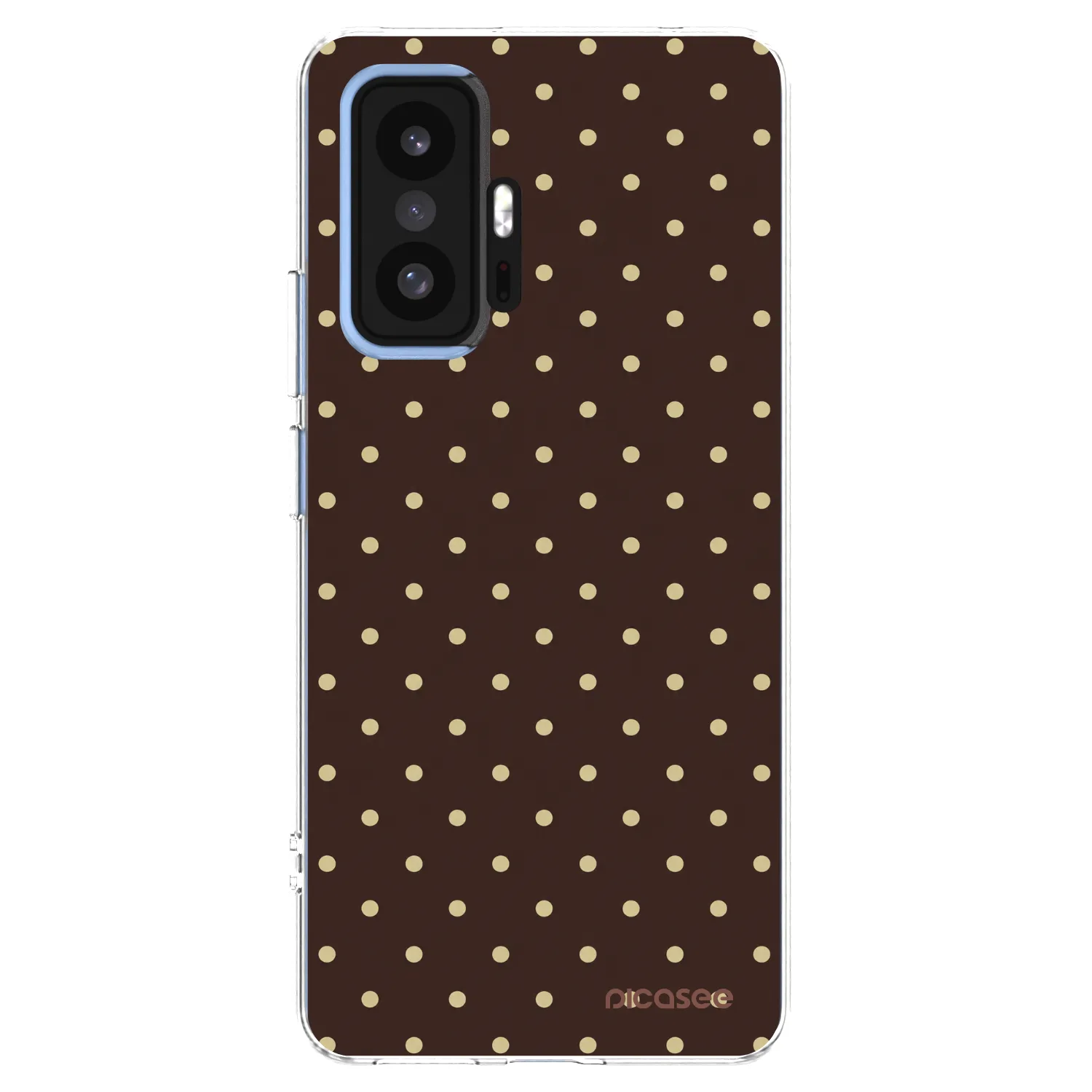 Picasee Xiaomi 11T Hülle - Transparentes Silikon - Vanilla Dots & Chocolate