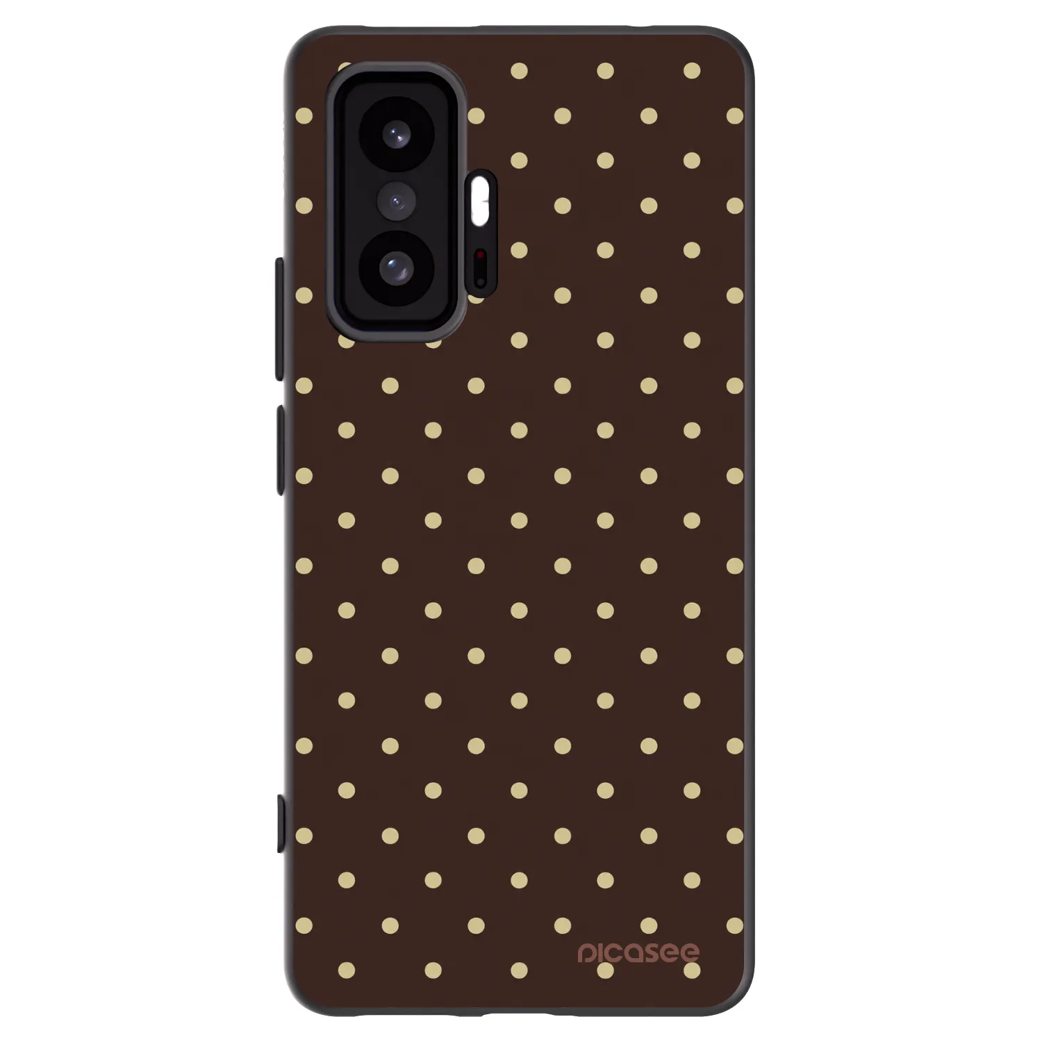 Picasee Xiaomi 11T Hülle - Schwarzes Silikon - Vanilla Dots & Chocolate