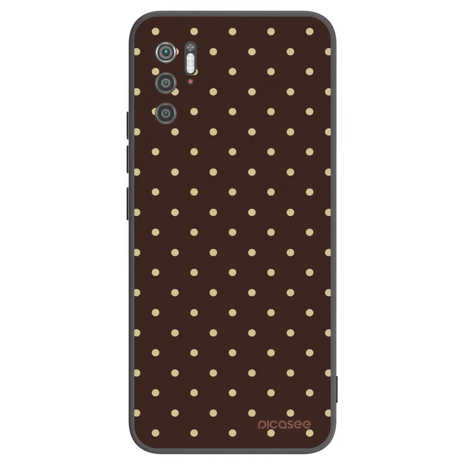 Picasee Xiaomi Poco M3 Pro 5G Hülle - Schwarzes Silikon - Vanilla Dots & Chocolate