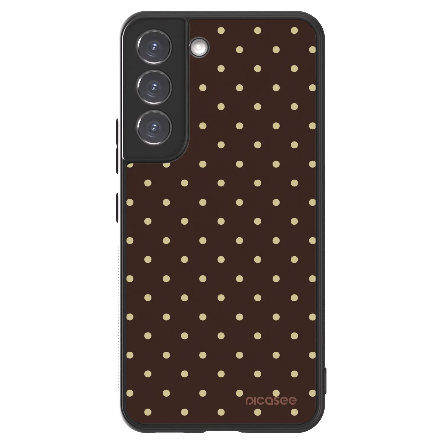 Picasee ULTIMATE CASE für Samsung Galaxy S22 5G - Vanilla Dots & Chocolate