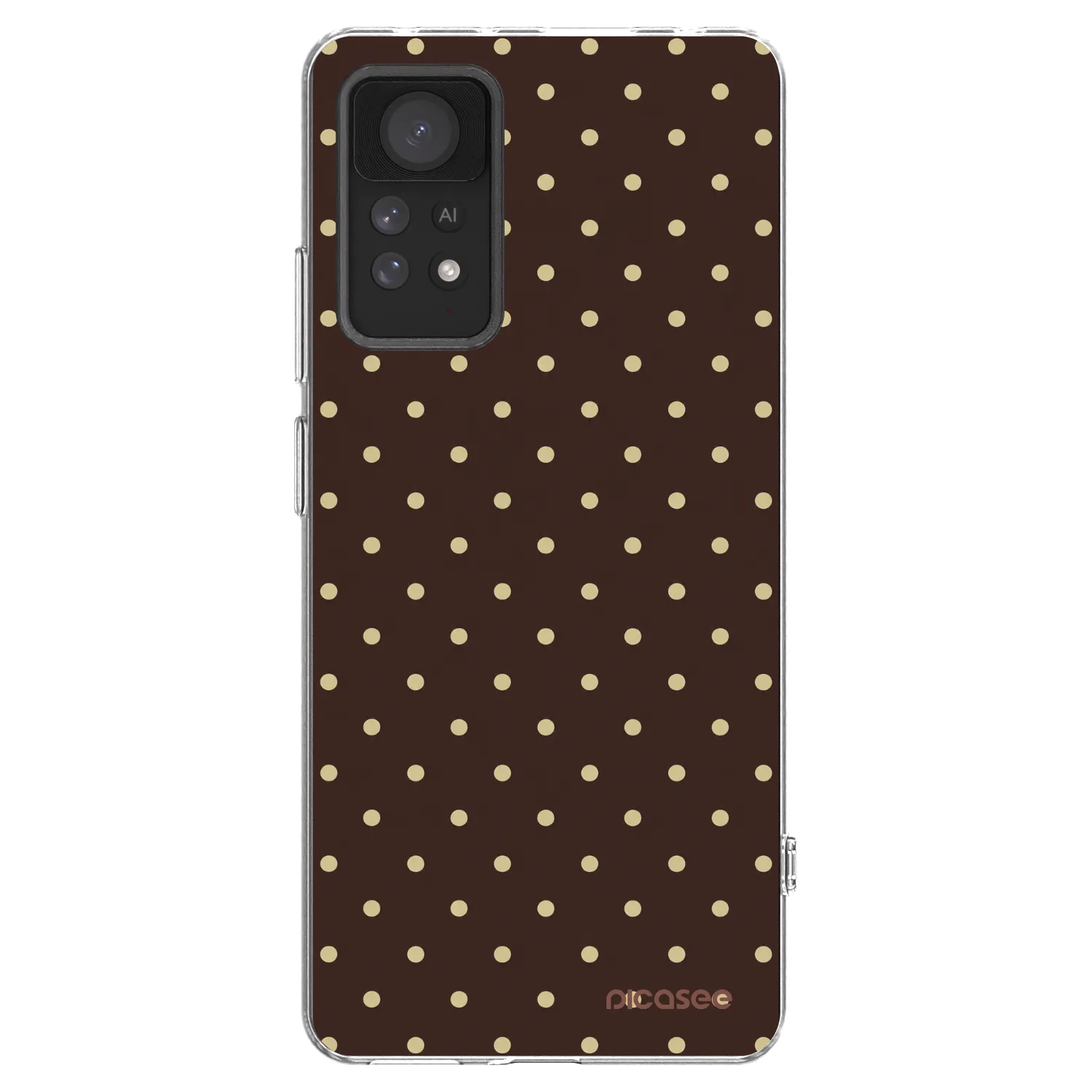 Picasee Xiaomi Redmi Note 11 Pro 5G Hülle - Transparentes Silikon - Vanilla Dots & Chocolate