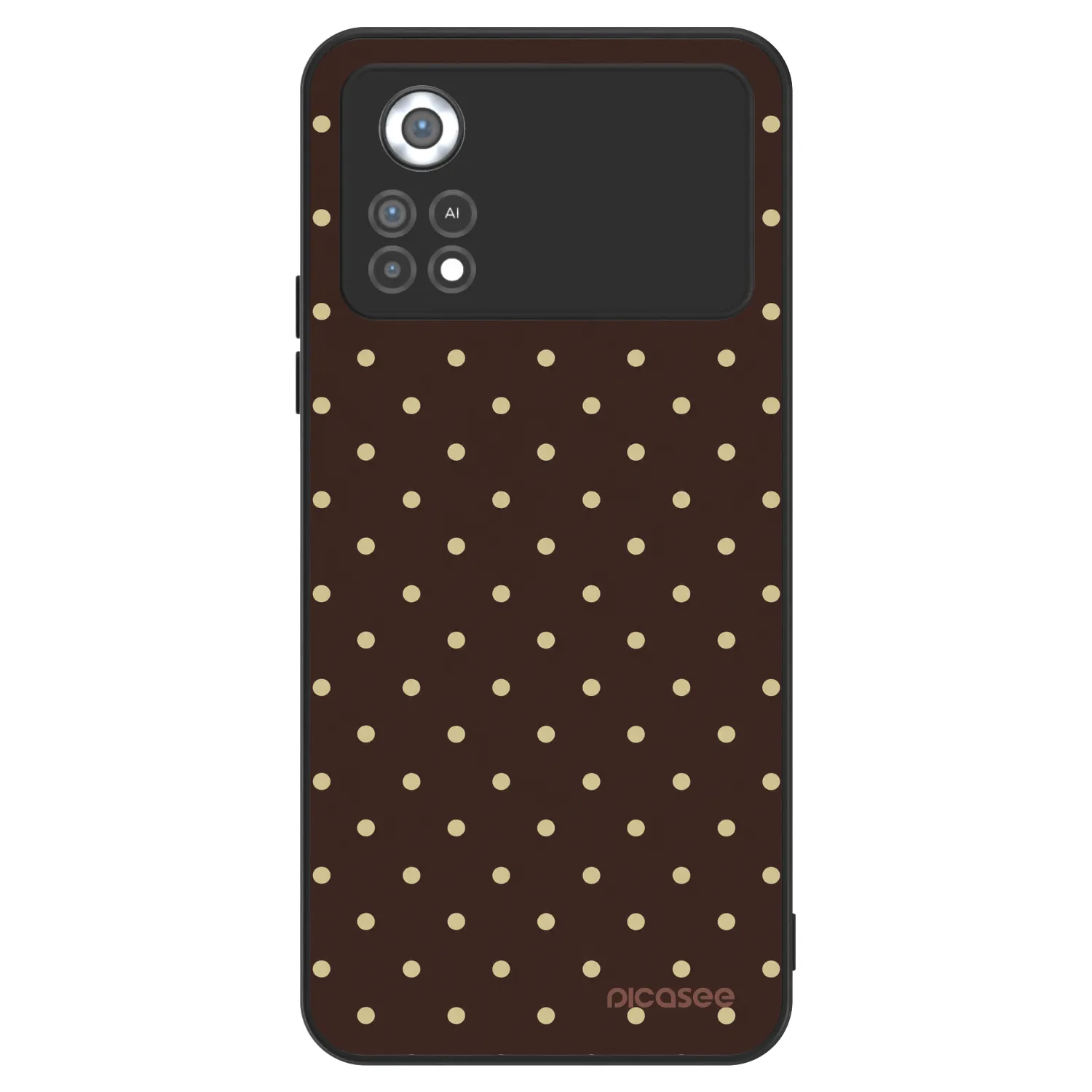 Picasee ULTIMATE CASE für Xiaomi Poco X4 Pro 5G - Vanilla Dots & Chocolate