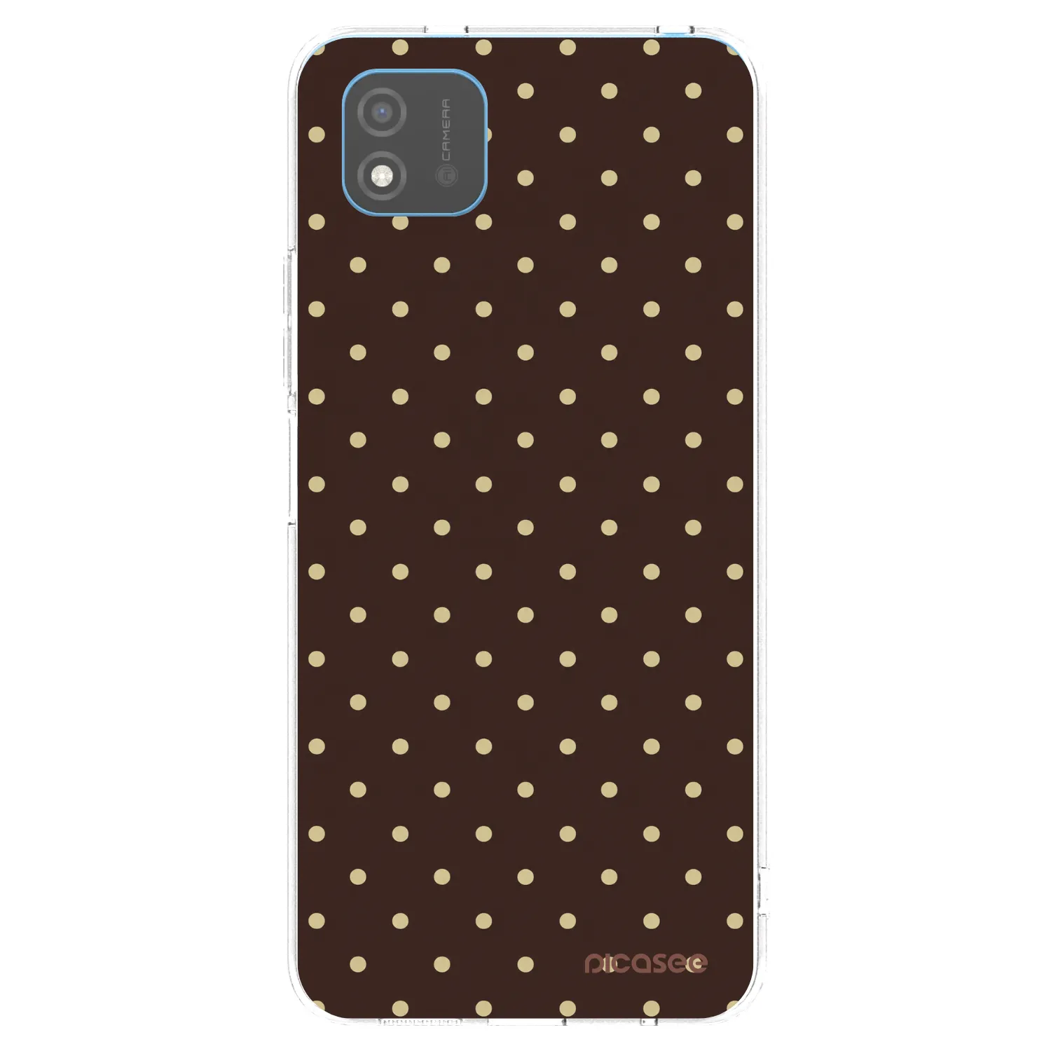 Picasee Realme C11 (2021) Hülle - Transparentes Silikon - Vanilla Dots & Chocolate