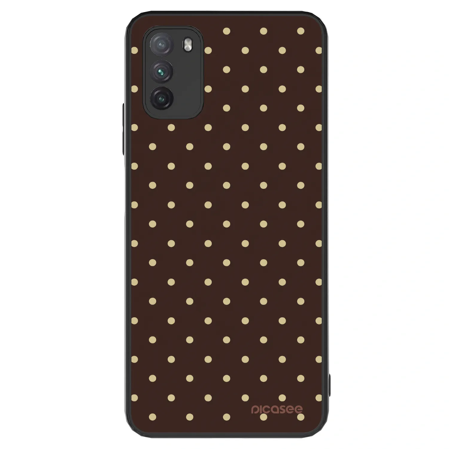 Picasee ULTIMATE CASE für Xiaomi Poco M3 - Vanilla Dots & Chocolate