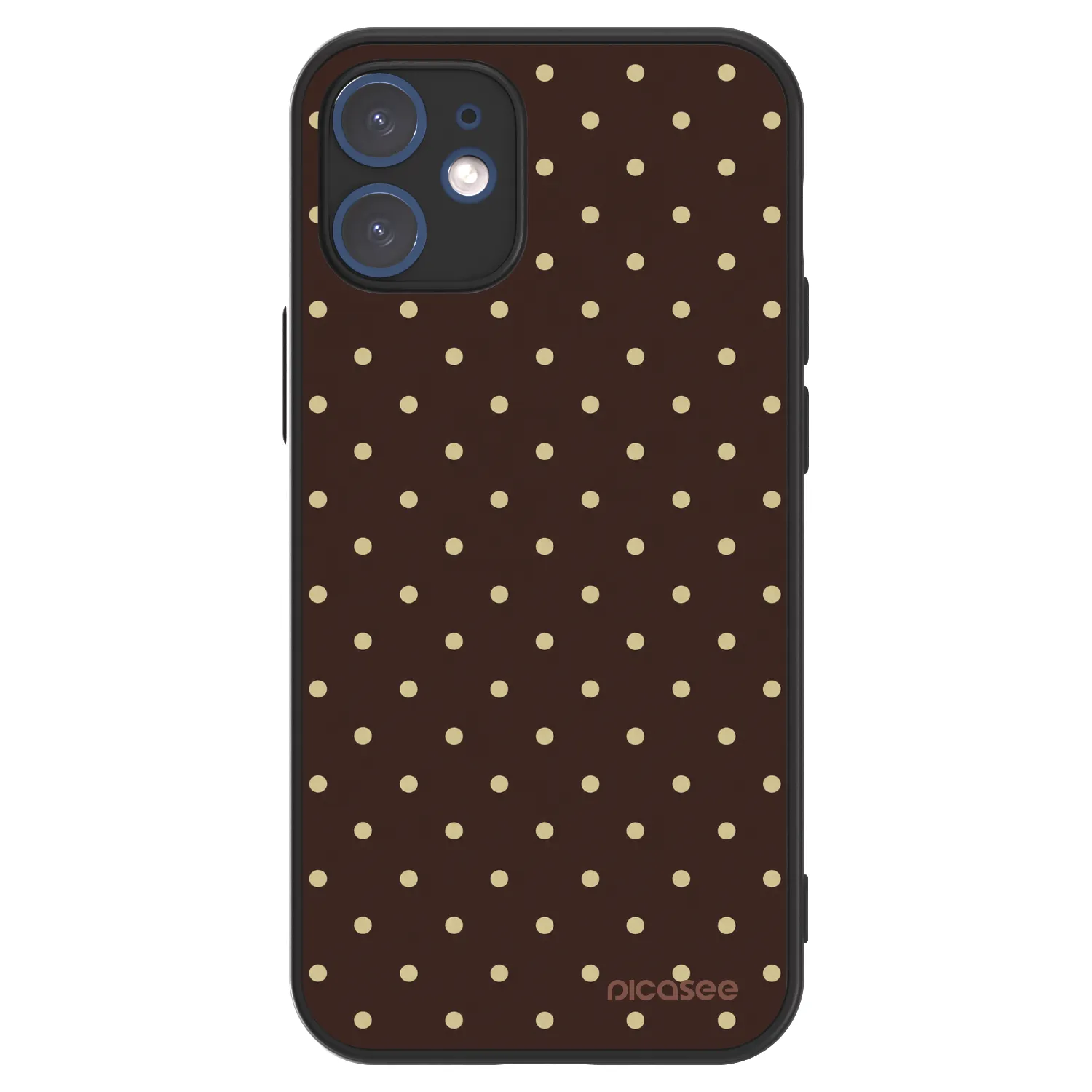 Picasee ULTIMATE CASE MagSafe für Apple iPhone 12 mini - Vanilla Dots & Chocolate