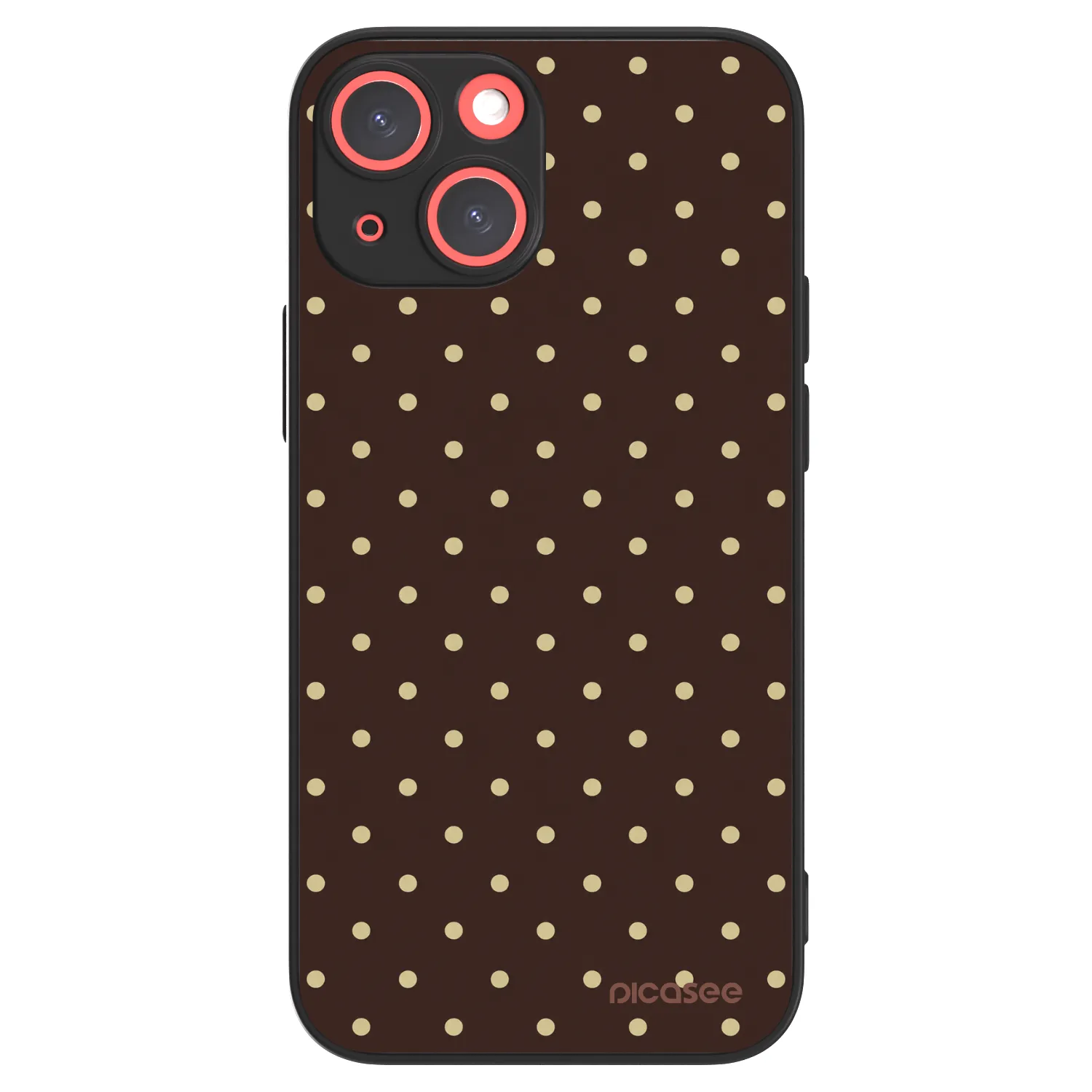 Picasee ULTIMATE CASE MagSafe für Apple iPhone 13 mini - Vanilla Dots & Chocolate