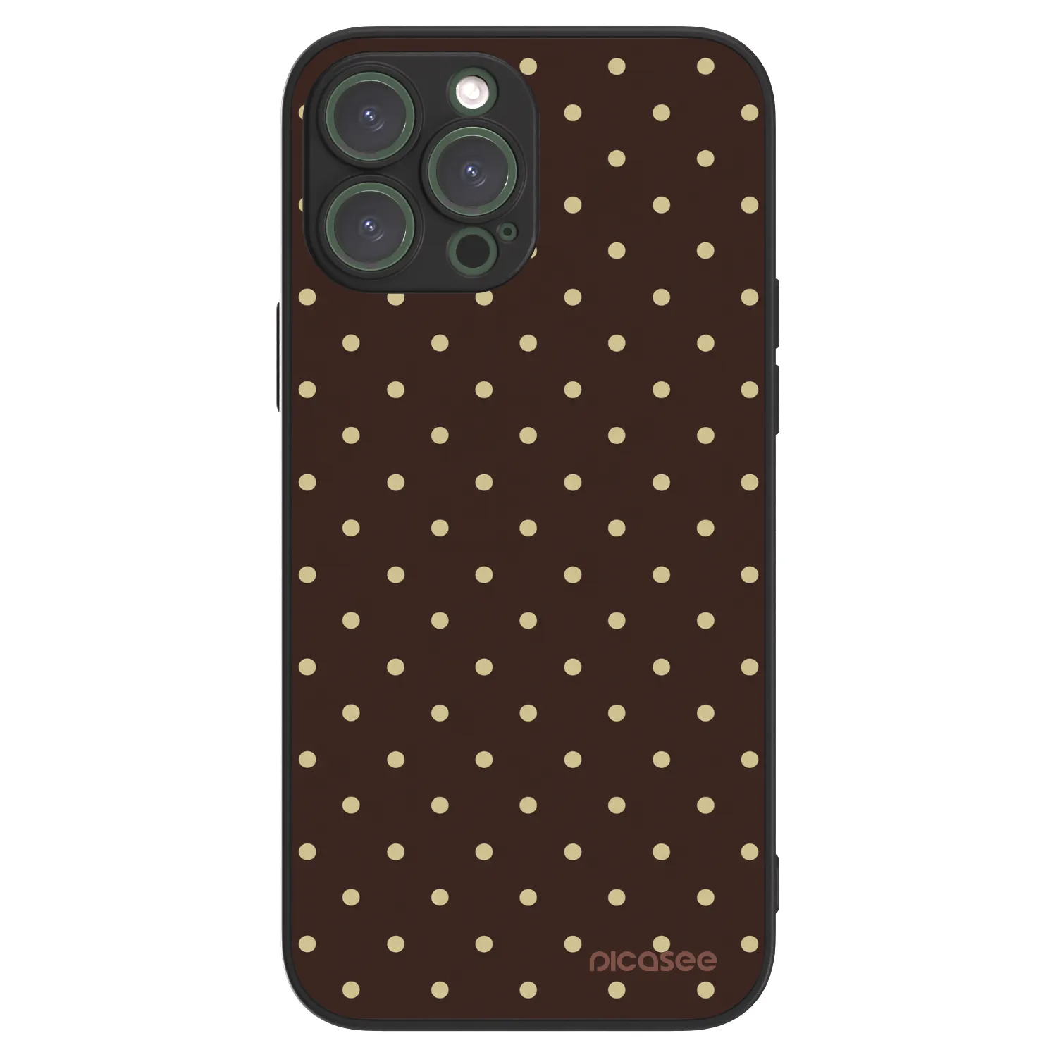 Picasee ULTIMATE CASE MagSafe für Apple iPhone 13 Pro Max - Vanilla Dots & Chocolate