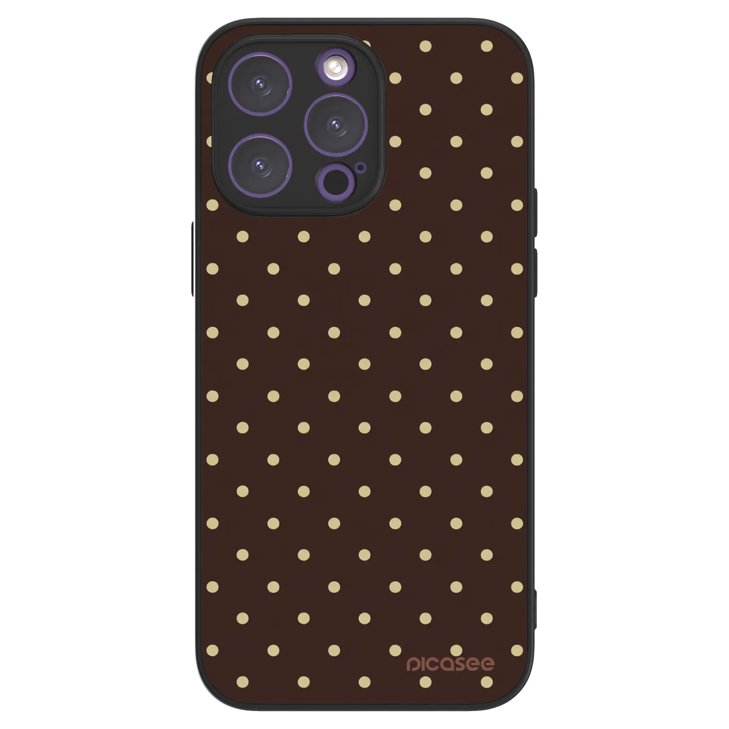 Picasee ULTIMATE CASE MagSafe für Apple iPhone 14 Pro Max - Vanilla Dots & Chocolate