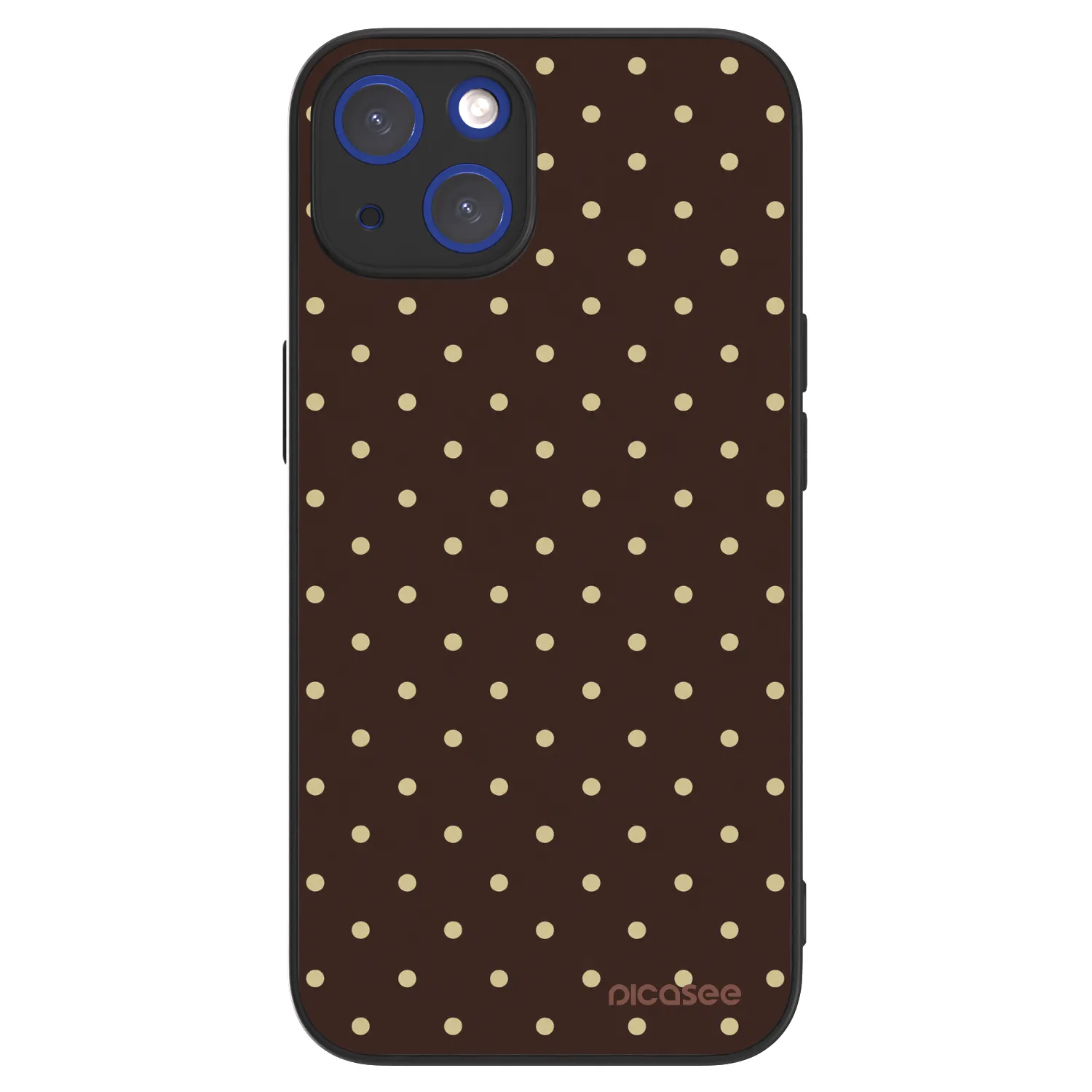 Picasee ULTIMATE CASE MagSafe für Apple iPhone 14 - Vanilla Dots & Chocolate
