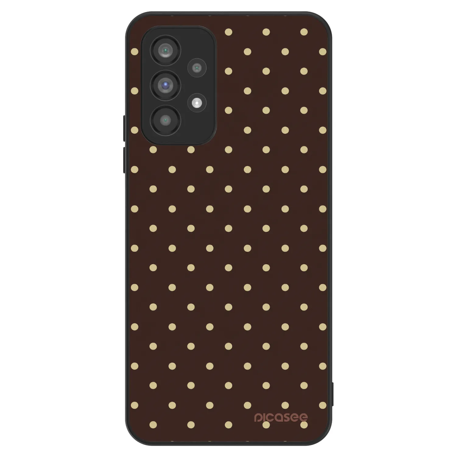 Picasee ULTIMATE CASE für Samsung Galaxy A73 5G - Vanilla Dots & Chocolate