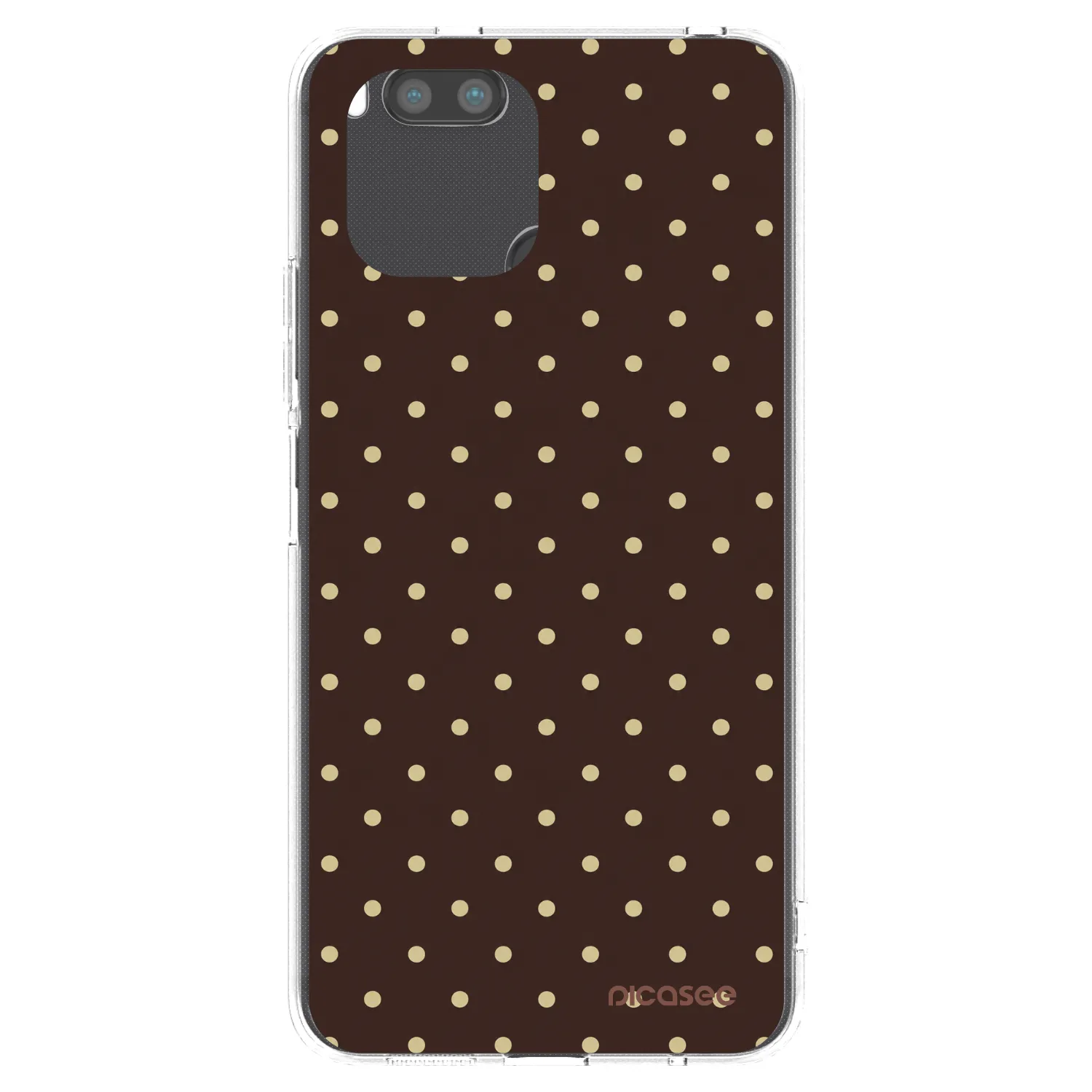 Picasee Xiaomi Redmi A1 Hülle - Transparentes Silikon - Vanilla Dots & Chocolate