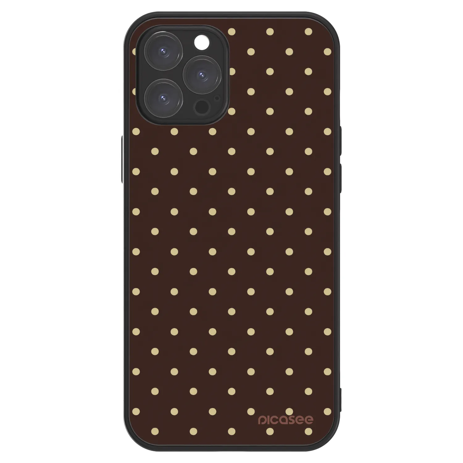 Picasee ULTIMATE CASE MagSafe für Apple iPhone 12 Pro Max - Vanilla Dots & Chocolate