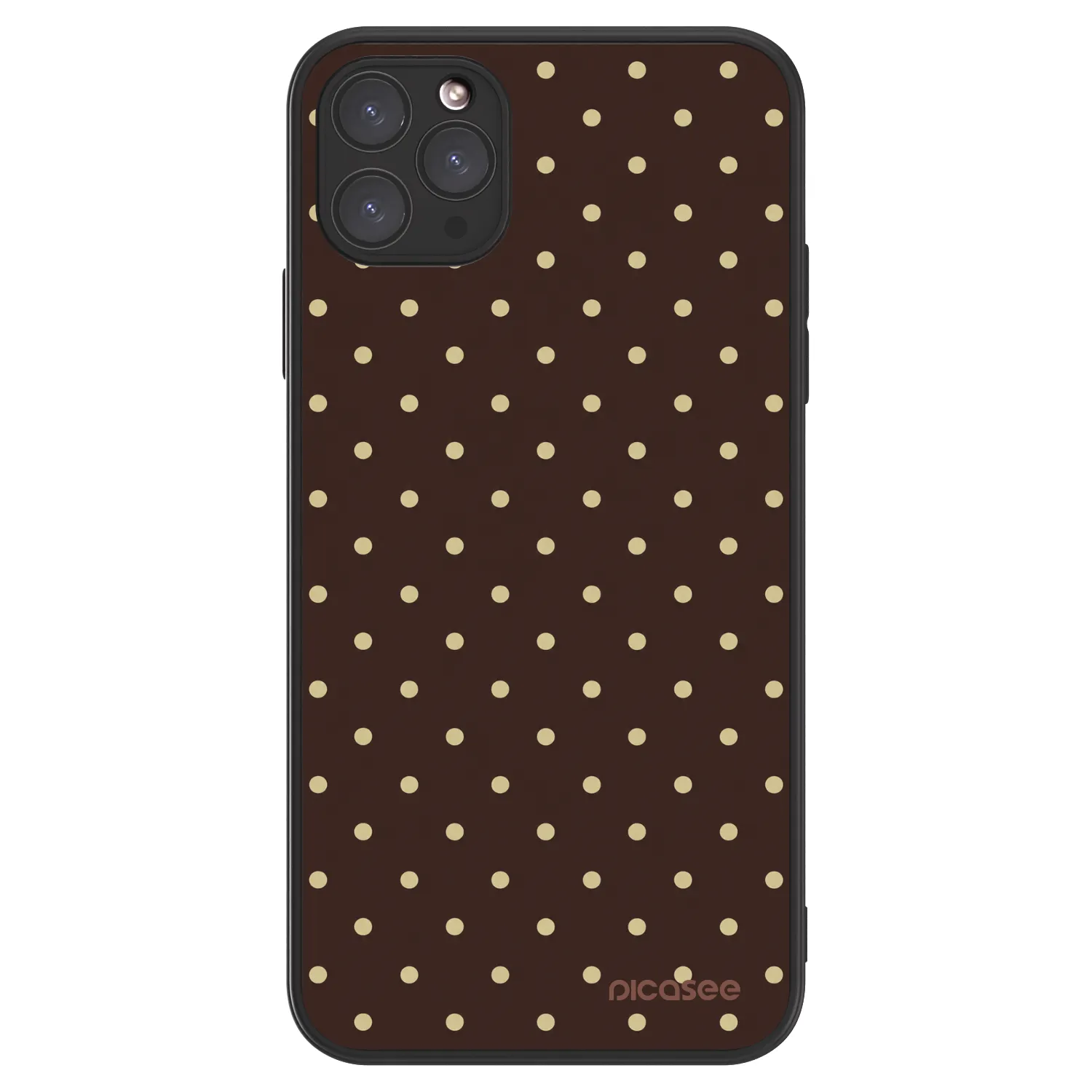 Picasee ULTIMATE CASE MagSafe für Apple iPhone 11 Pro Max - Vanilla Dots & Chocolate