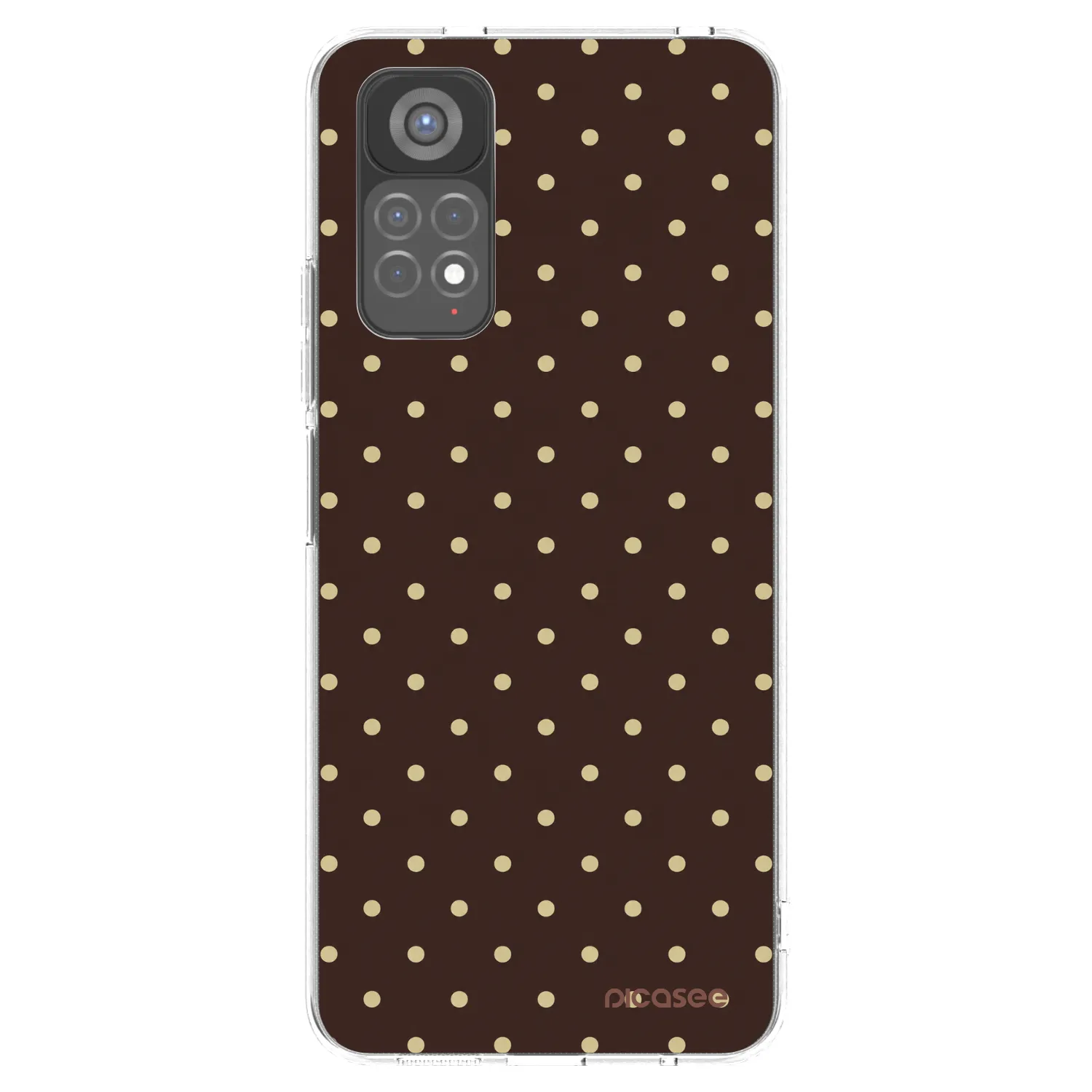 Picasee Xiaomi Redmi Note 11S 5G Hülle - Transparentes Silikon - Vanilla Dots & Chocolate