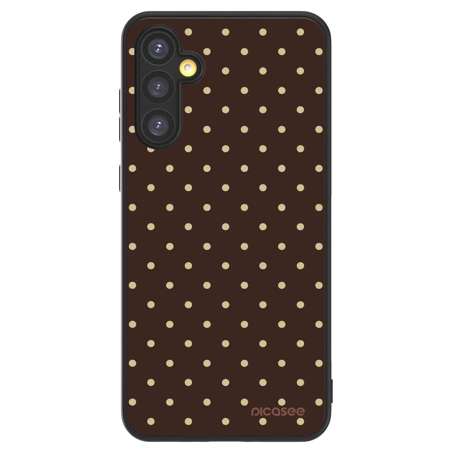 Picasee ULTIMATE CASE für Samsung Galaxy A34 5G A346B - Vanilla Dots & Chocolate