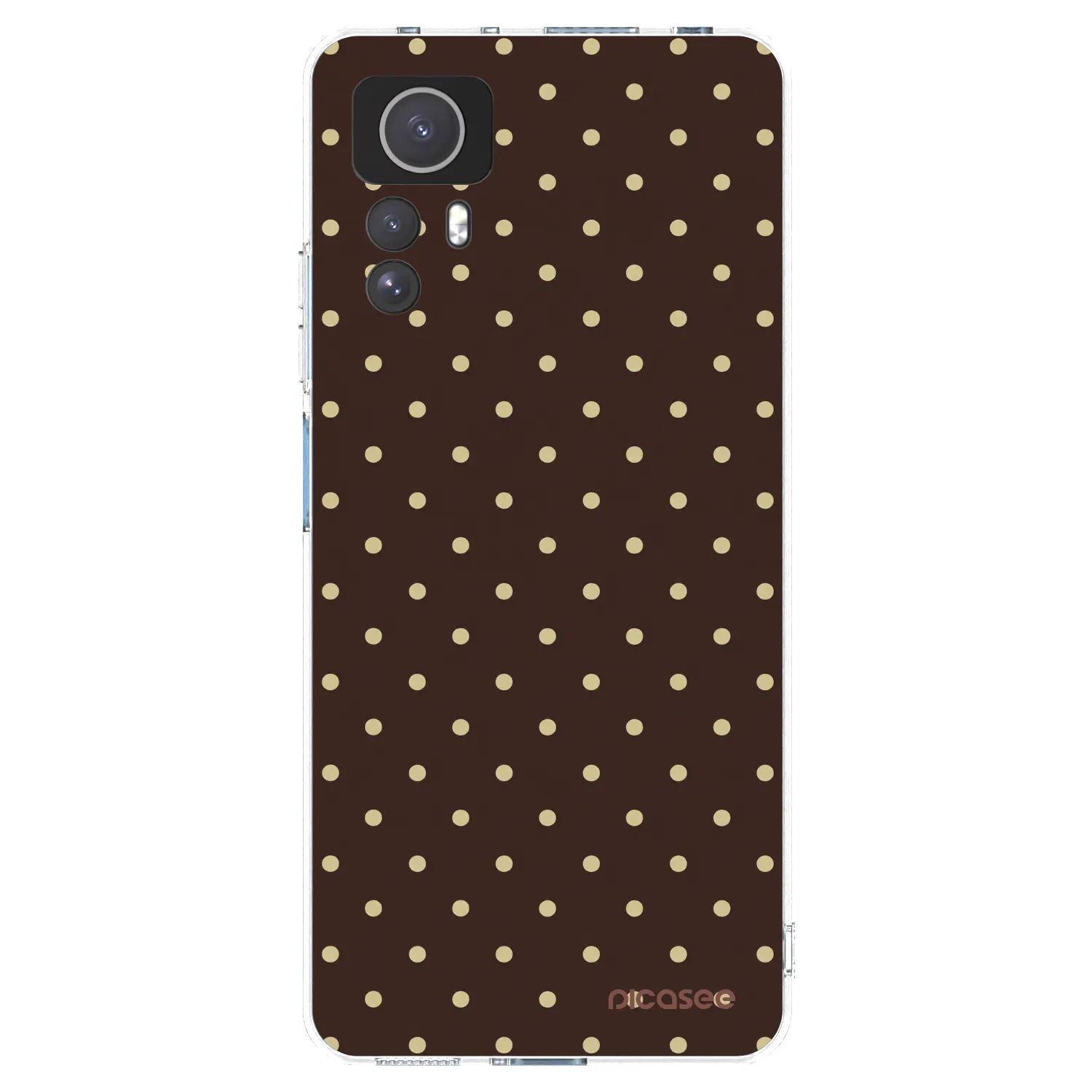 Picasee Xiaomi Redmi Note 12S Hülle - Transparentes Silikon - Vanilla Dots & Chocolate