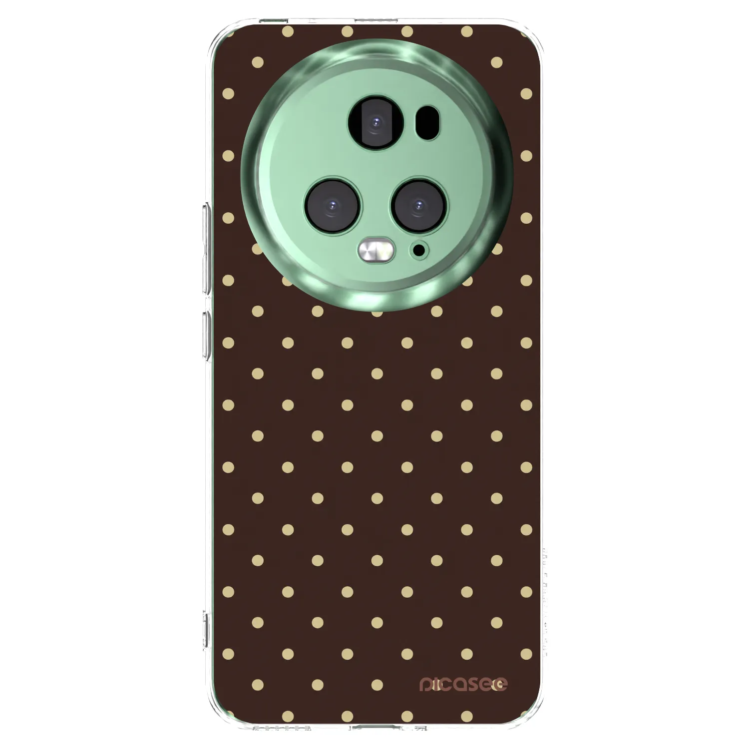 Picasee Honor Magic5 Pro Hülle - Transparentes Silikon - Vanilla Dots & Chocolate
