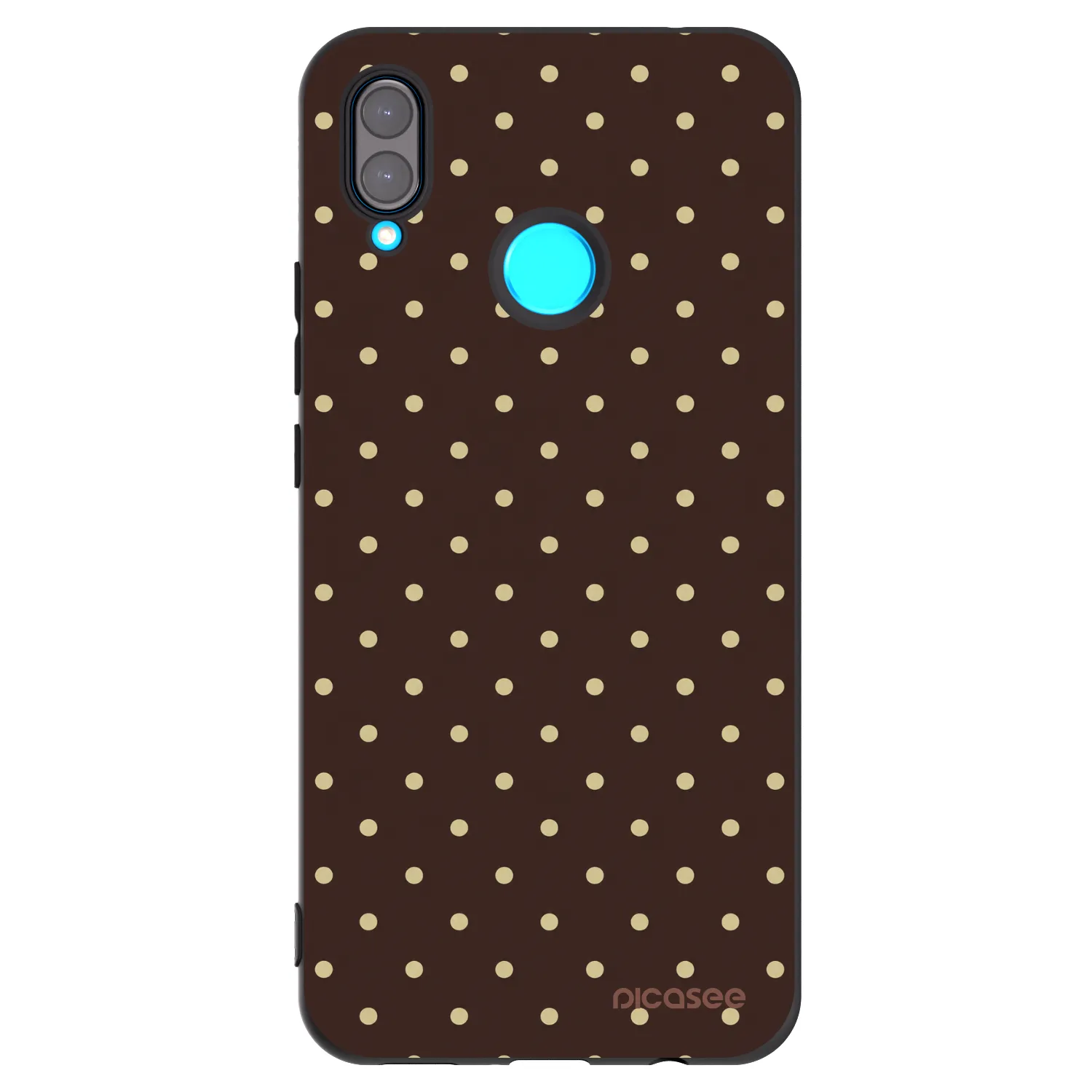 Picasee Huawei Nova 3 Hülle - Schwarzes Silikon - Vanilla Dots & Chocolate