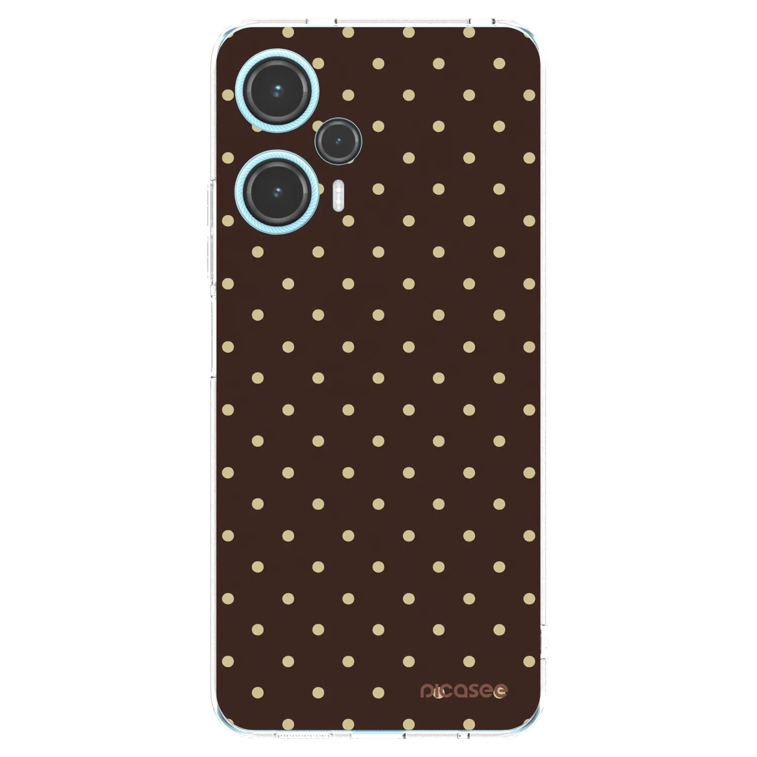 Picasee Xiaomi Poco F5 Hülle - Transparentes Silikon - Vanilla Dots & Chocolate