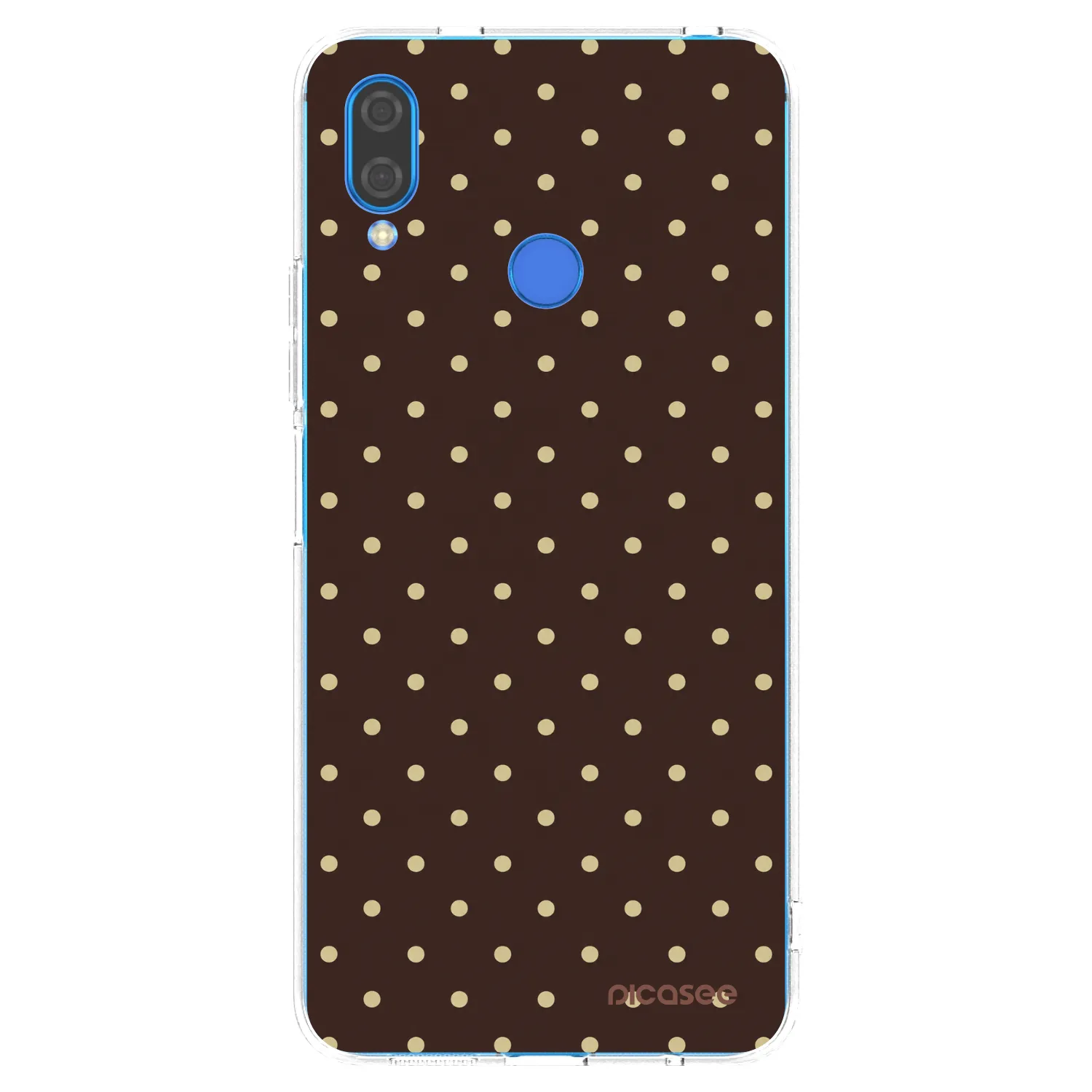 Picasee Huawei Nova 3 Hülle - Transparentes Silikon - Vanilla Dots & Chocolate