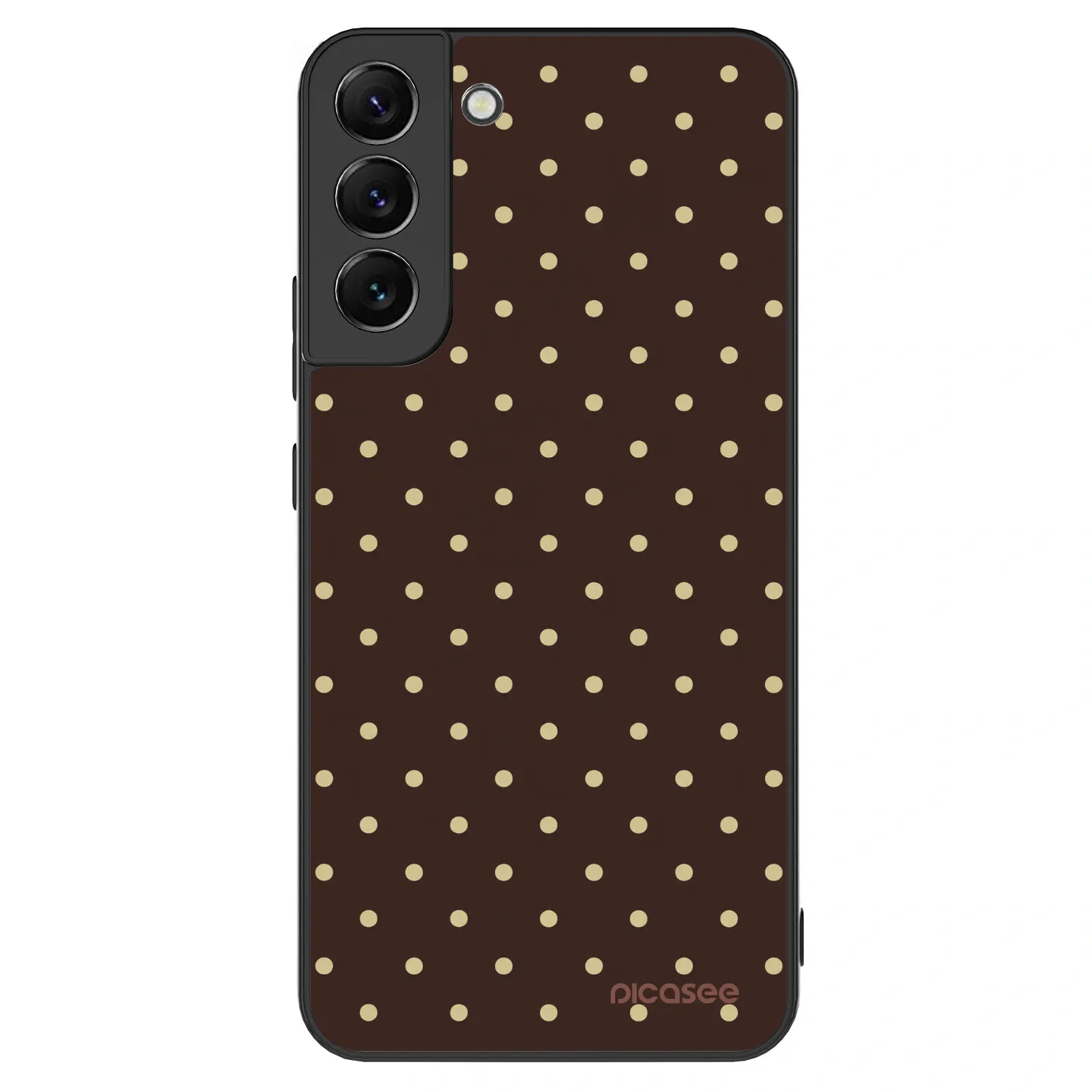 Picasee ULTIMATE CASE PowerShare für Samsung Galaxy S22+ 5G - Vanilla Dots & Chocolate