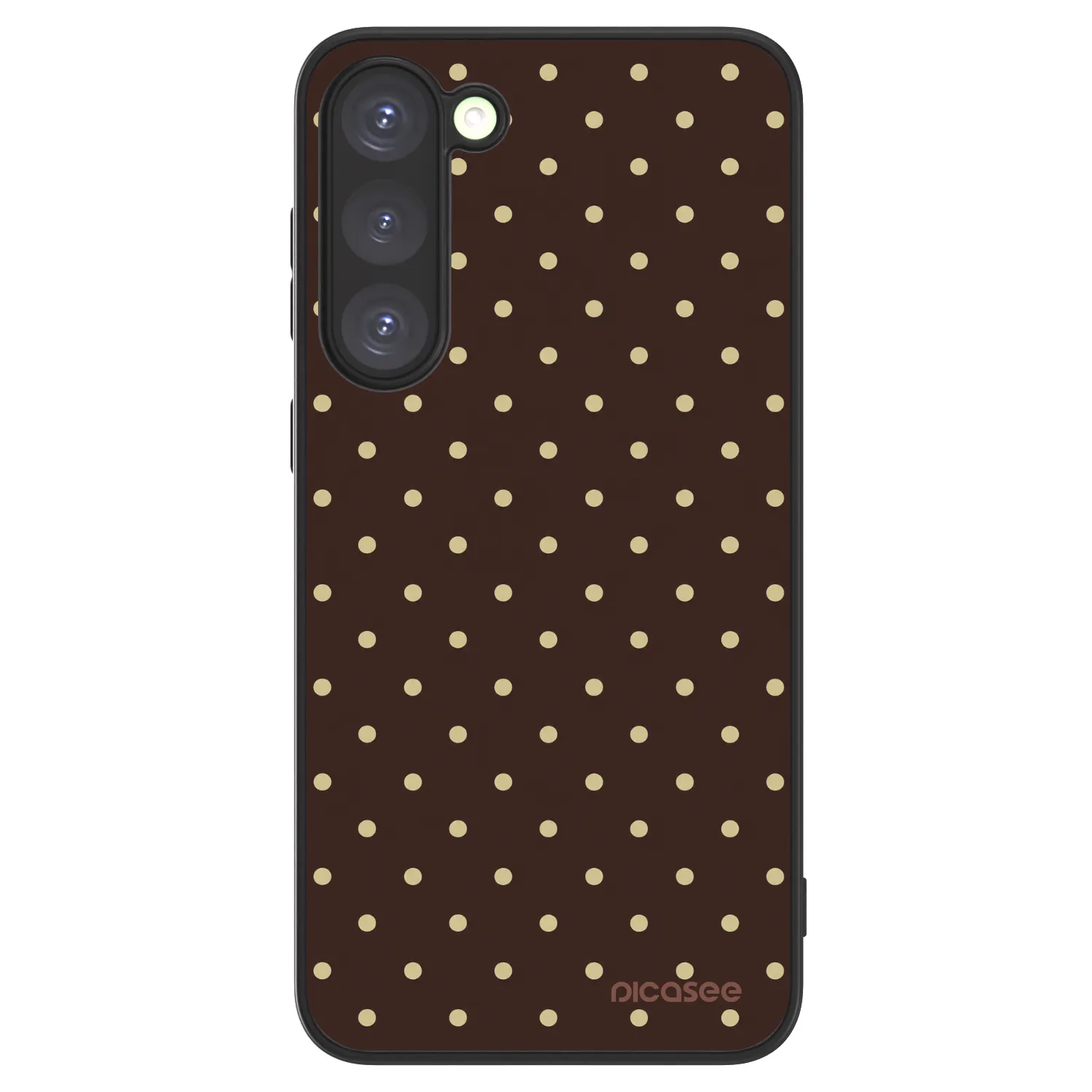 Picasee ULTIMATE CASE PowerShare für Samsung Galaxy S23+ 5G - Vanilla Dots & Chocolate