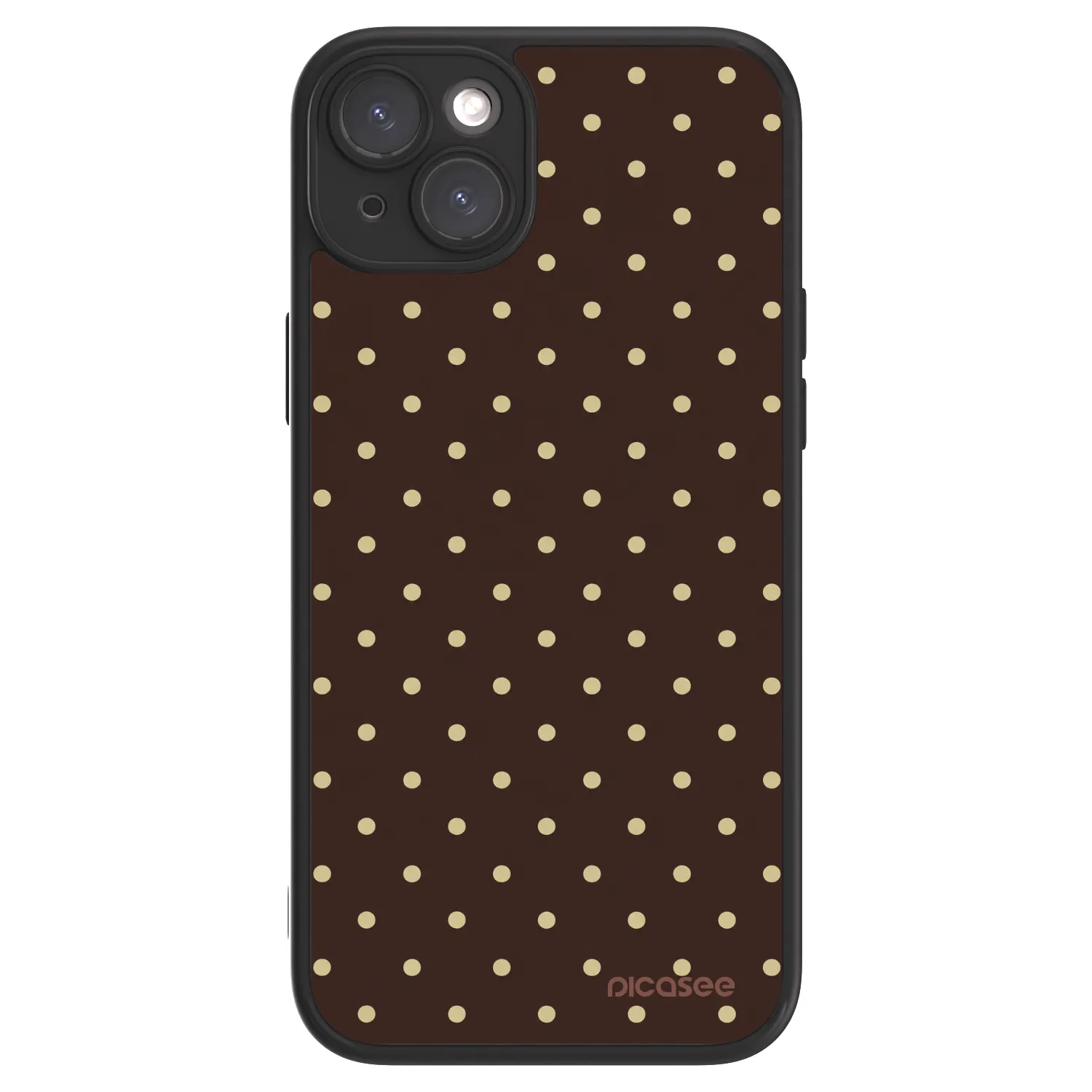 Picasee ULTIMATE CASE für Apple iPhone 15 Plus - Vanilla Dots & Chocolate