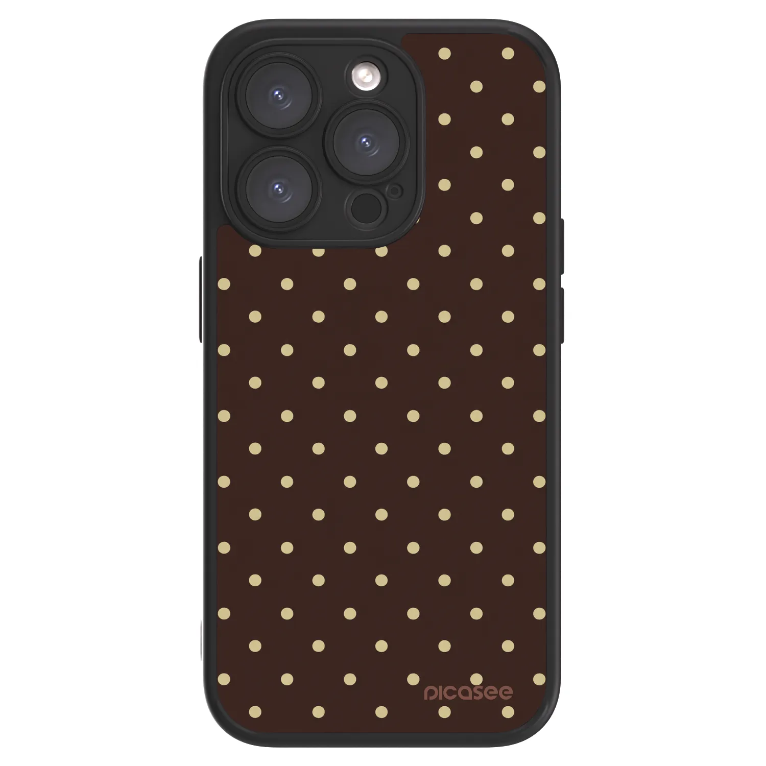 Picasee ULTIMATE CASE für Apple iPhone 15 Pro - Vanilla Dots & Chocolate