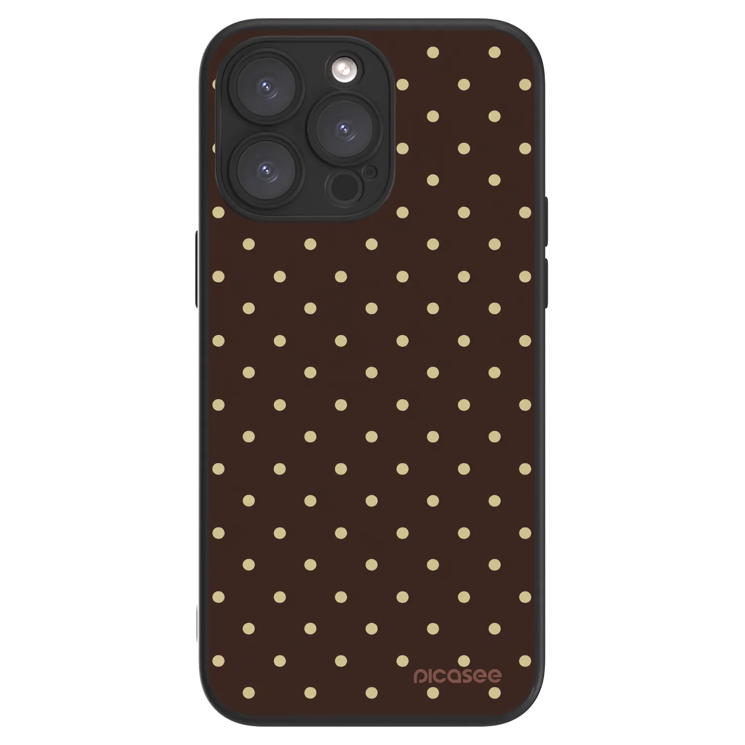 Picasee ULTIMATE CASE MagSafe für Apple iPhone 15 Pro Max - Vanilla Dots & Chocolate