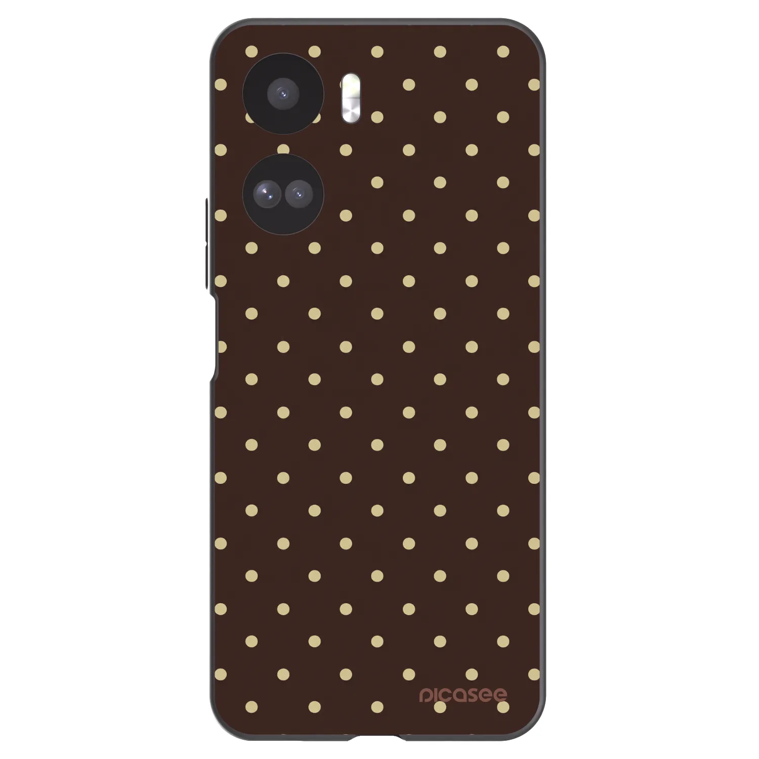 Picasee Honor 90 Lite 5G Hülle - Schwarzes Silikon - Vanilla Dots & Chocolate