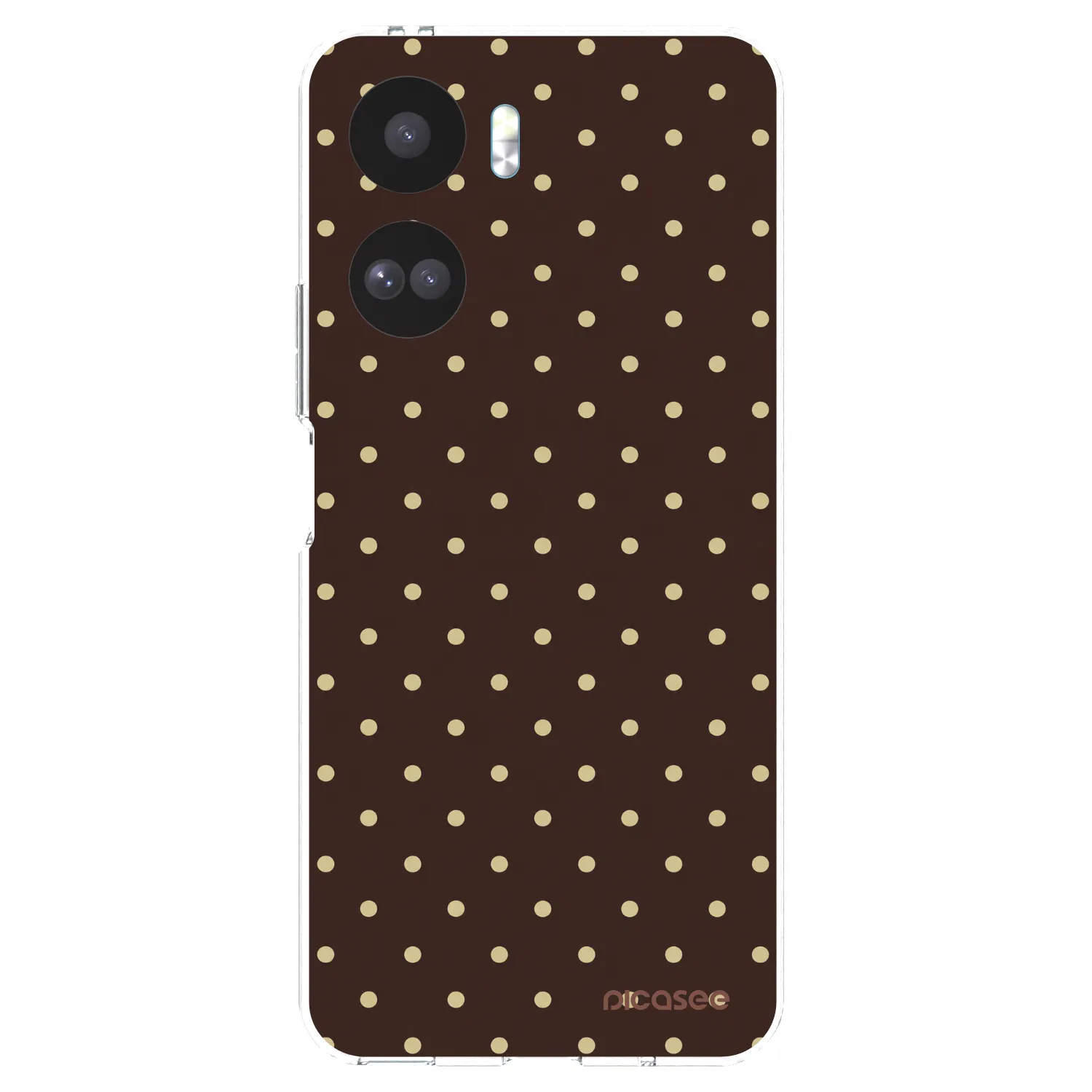 Picasee Honor 90 Lite 5G Hülle - Transparentes Silikon - Vanilla Dots & Chocolate