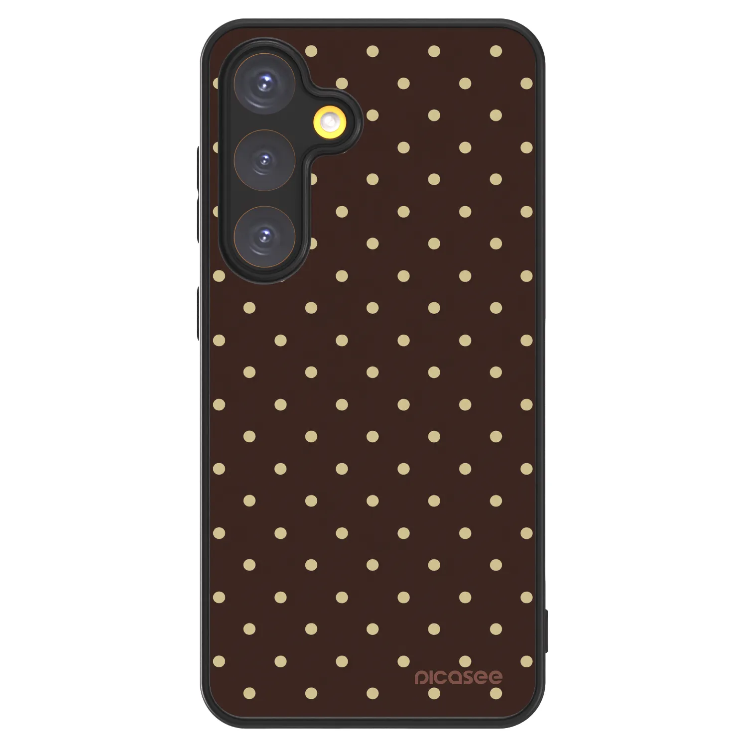 Picasee ULTIMATE CASE für Samsung Galaxy S24 S921B 5G - Vanilla Dots & Chocolate