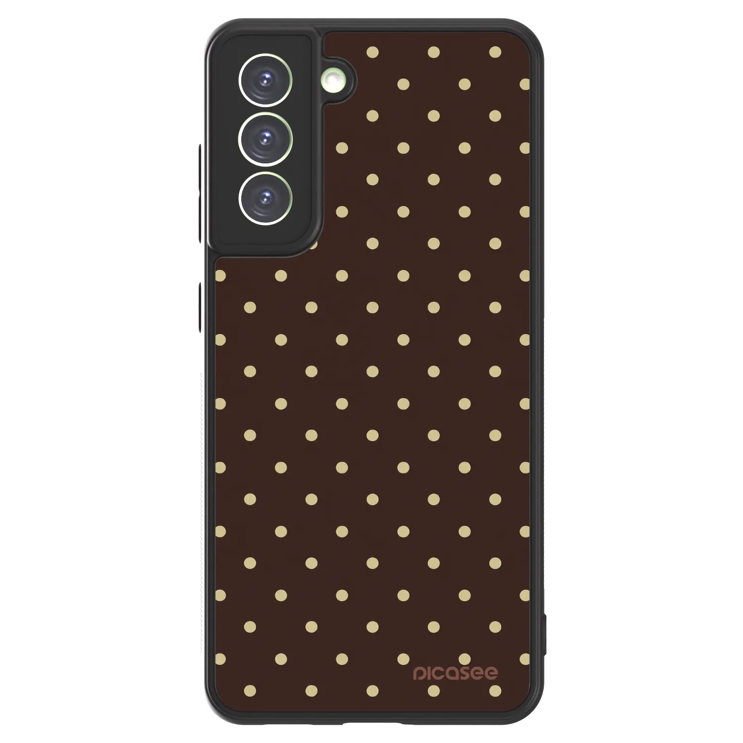 Picasee ULTIMATE CASE PowerShare für Samsung Galaxy S21 FE 5G - Vanilla Dots & Chocolate