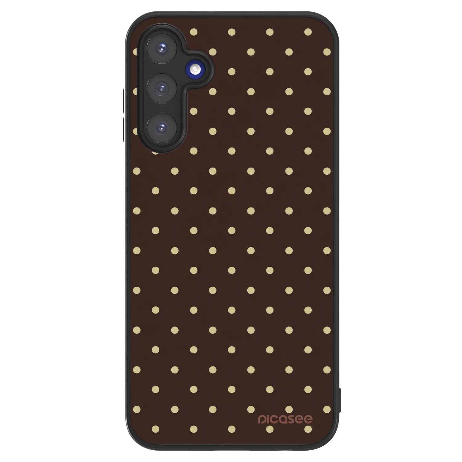 Picasee ULTIMATE CASE für Samsung Galaxy A15 A155F 4G - Vanilla Dots & Chocolate