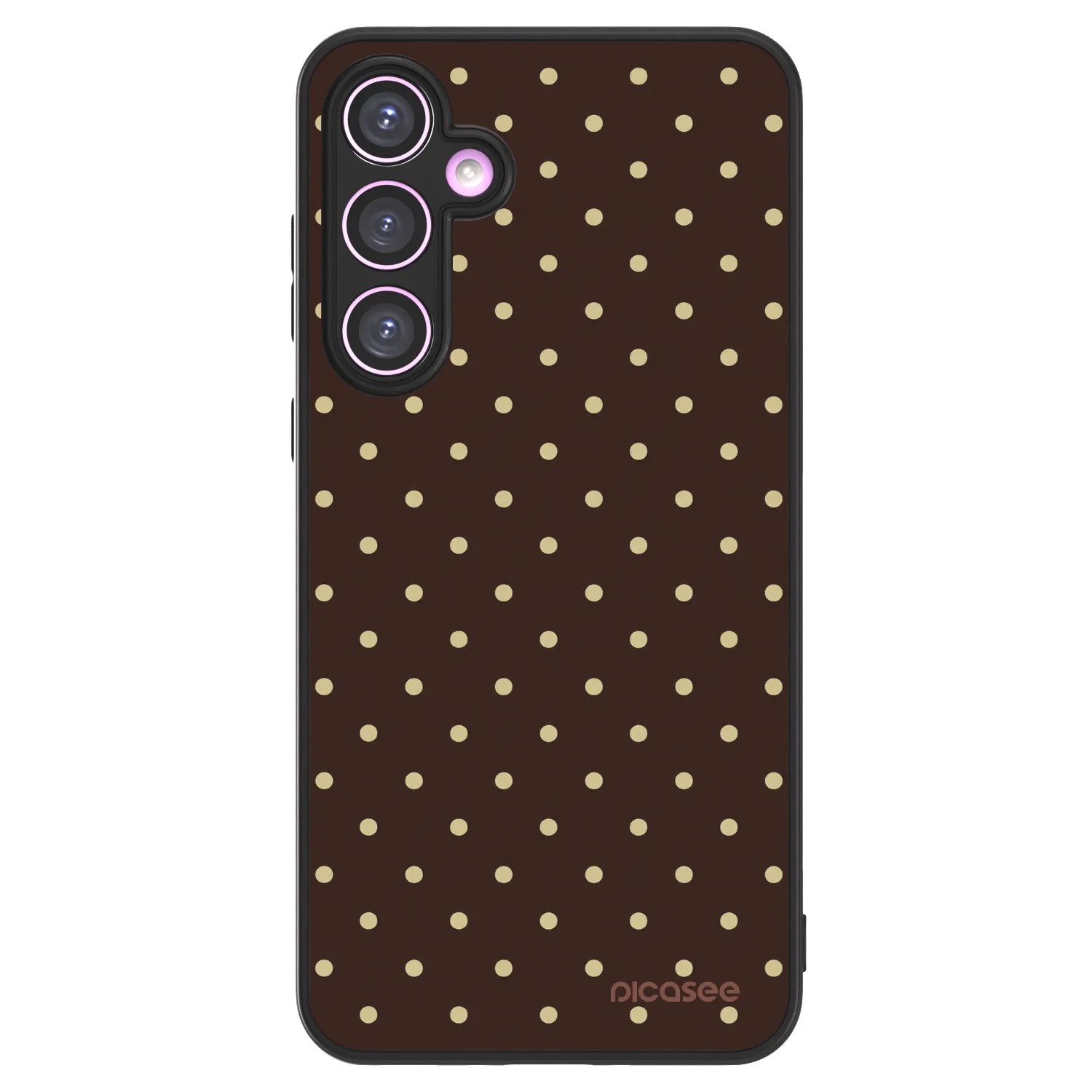 Picasee ULTIMATE CASE für Samsung Galaxy A35 5G A356B - Vanilla Dots & Chocolate