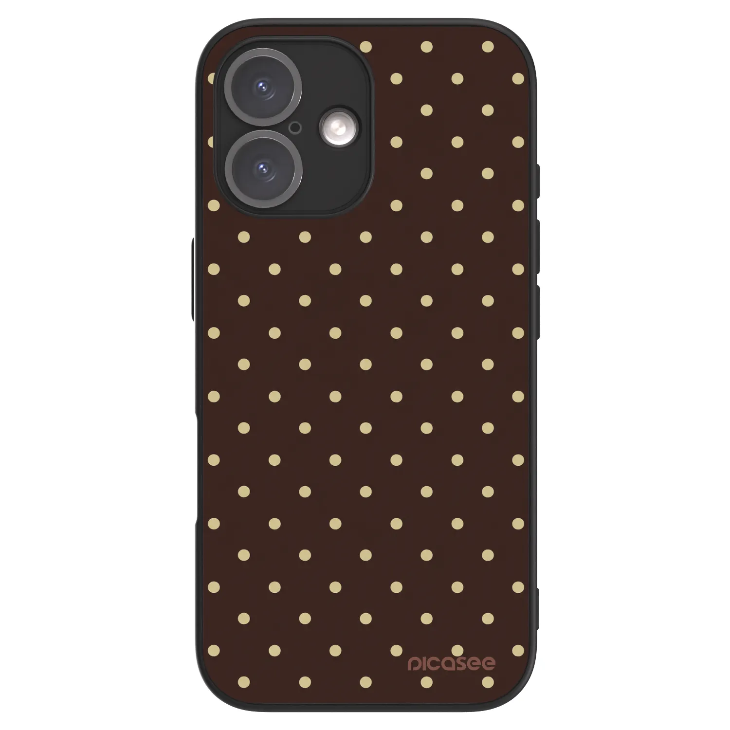 Picasee ULTIMATE CASE MagSafe für Apple iPhone 16 - Vanilla Dots & Chocolate