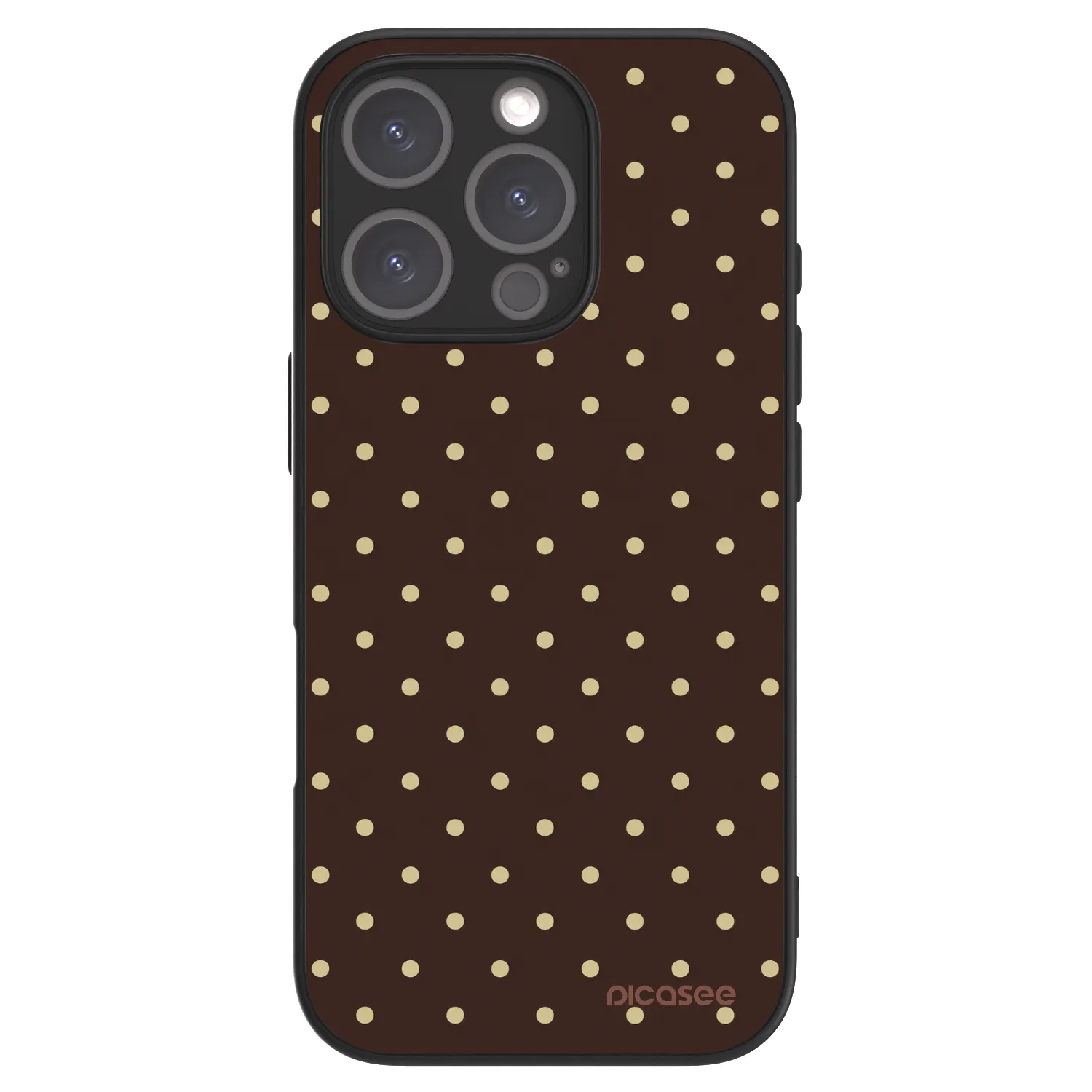 Picasee ULTIMATE CASE MagSafe für Apple iPhone 16 Pro - Vanilla Dots & Chocolate