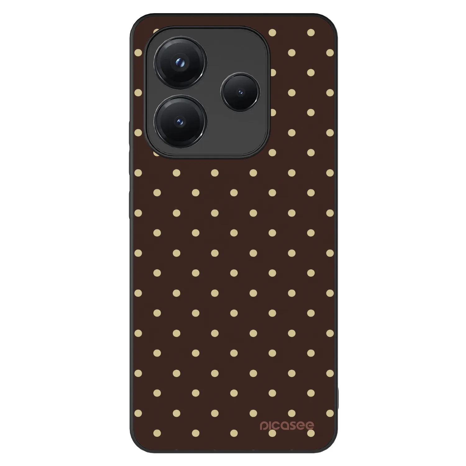 Picasee ULTIMATE CASE für Xiaomi Redmi Note 14 5G - Vanilla Dots & Chocolate