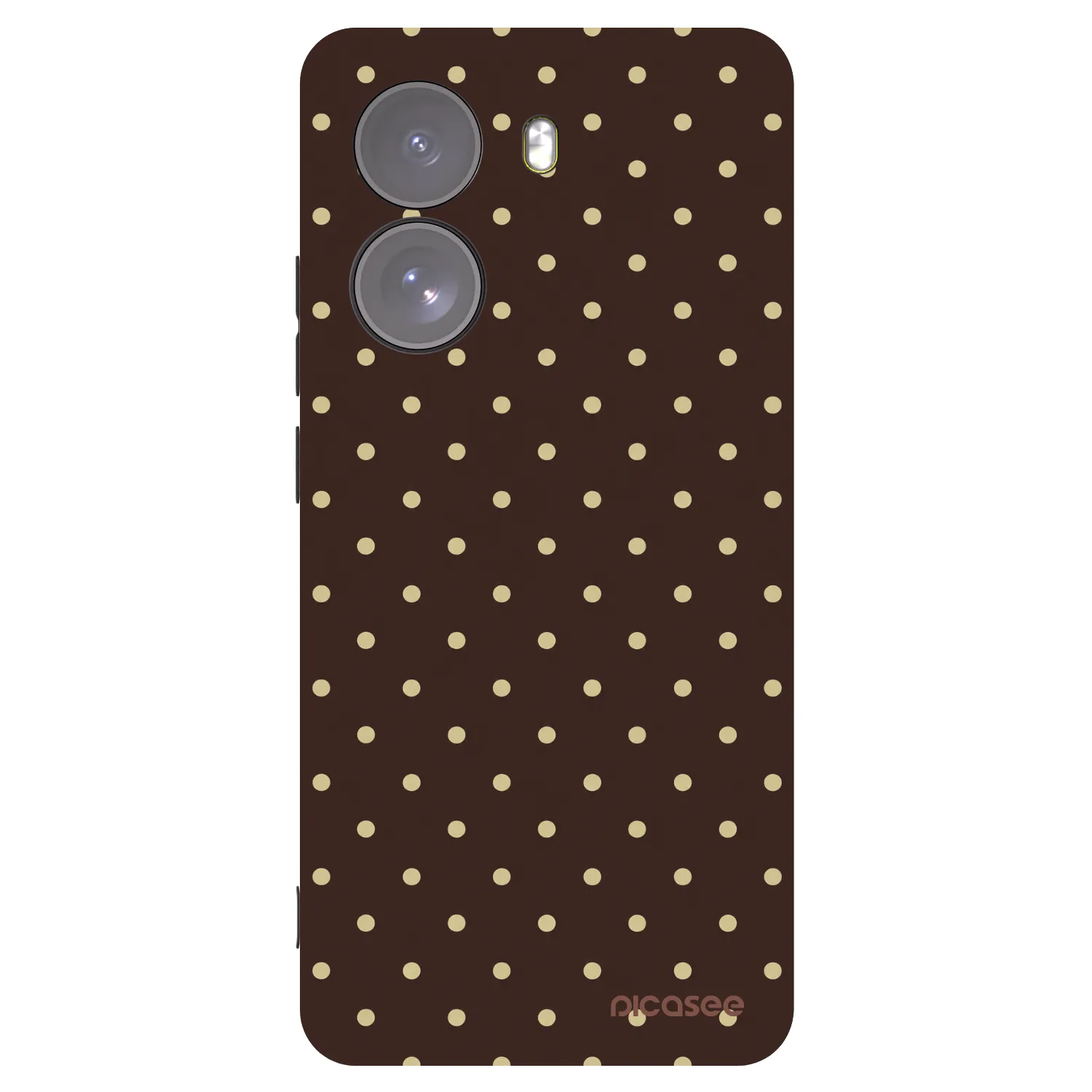 Picasee Xiaomi Poco X7 Hülle - Schwarzes Silikon - Vanilla Dots & Chocolate