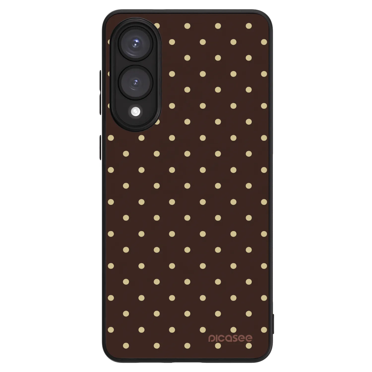 Picasee ULTIMATE CASE PowerShare für Samsung Galaxy S25 Edge 5G - Vanilla Dots & Chocolate