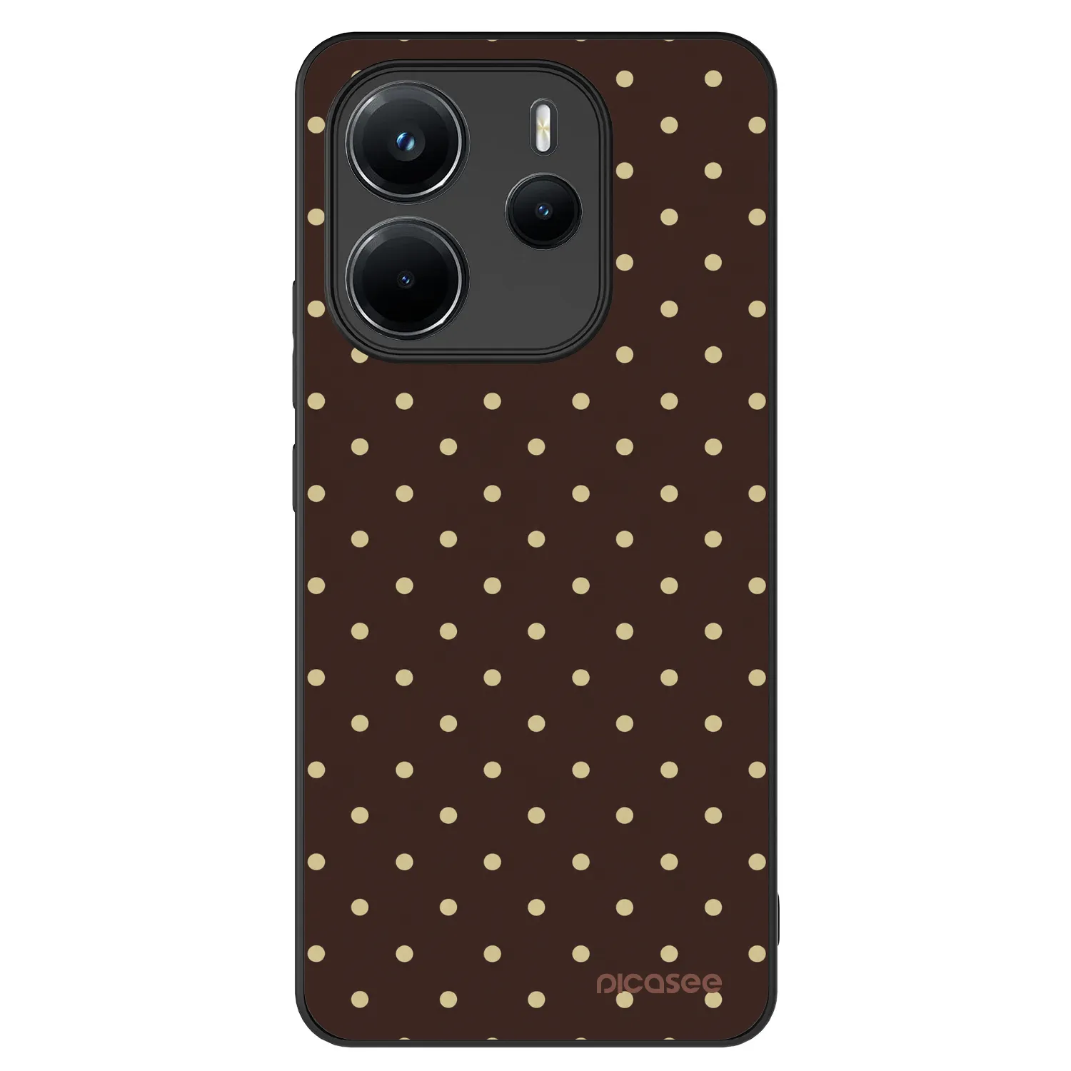 Picasee ULTIMATE CASE für Xiaomi Redmi Note 14 4G - Vanilla Dots & Chocolate